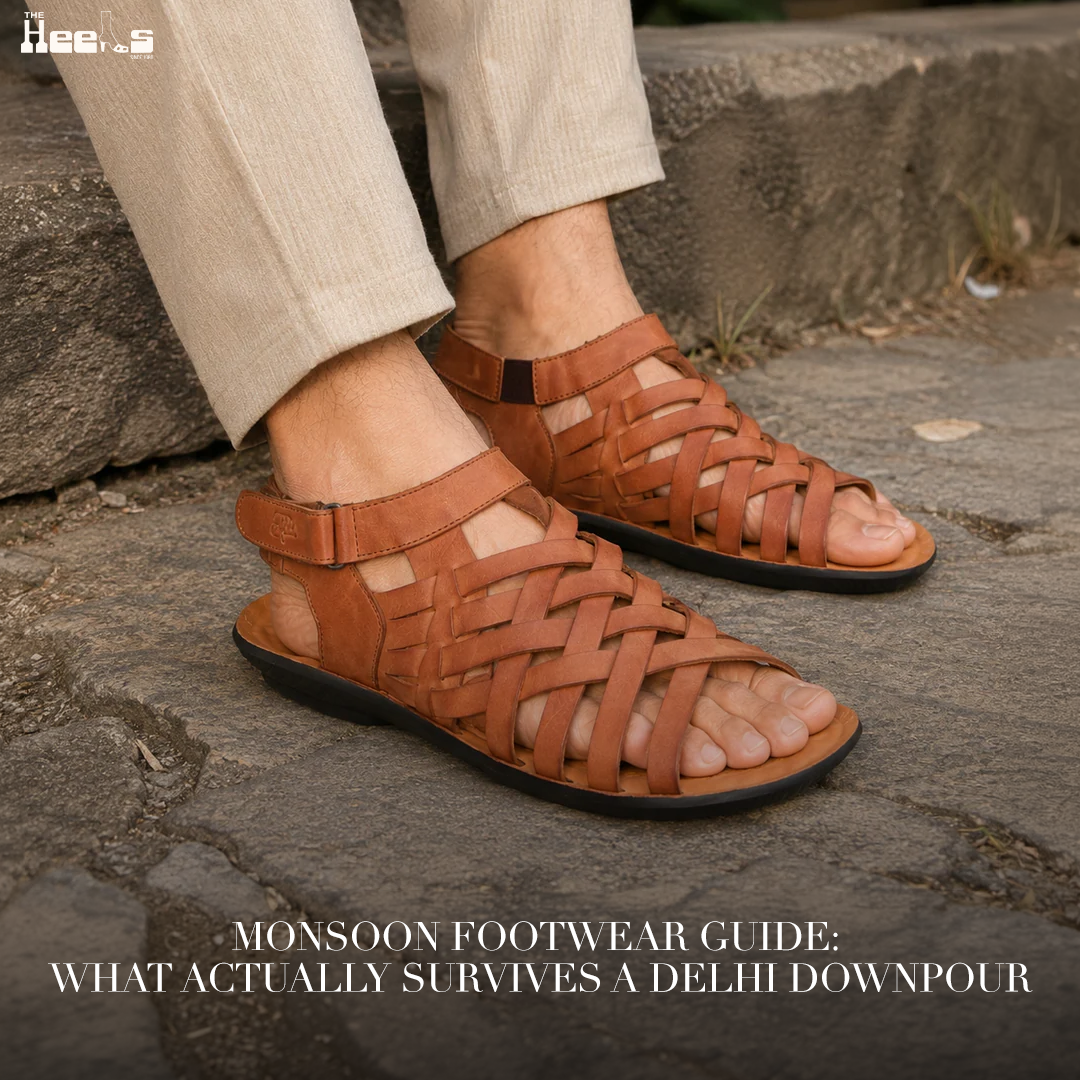 Monsoon Footwear Guide: What Actually Survives a Delhi Downpour