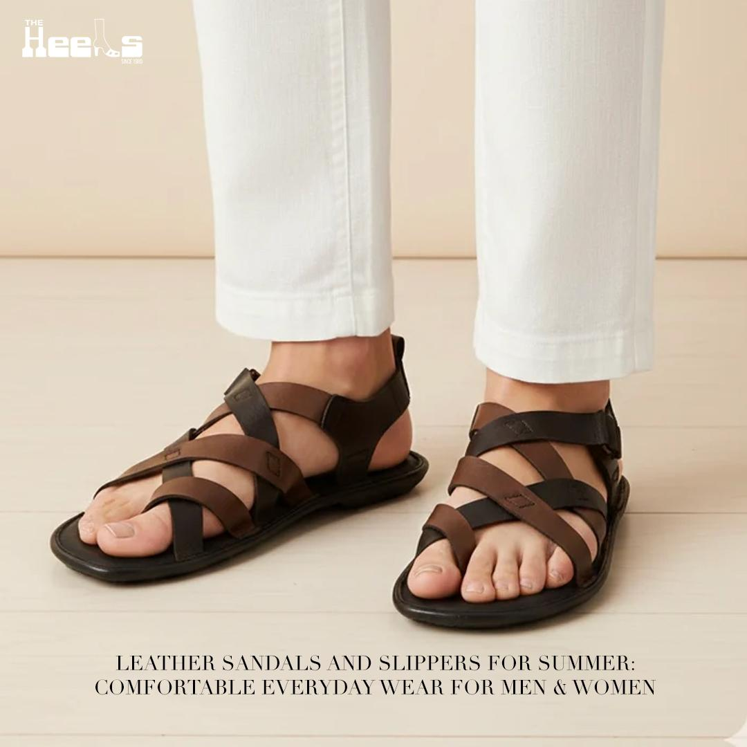 Leather Sandals and Slippers for Summer