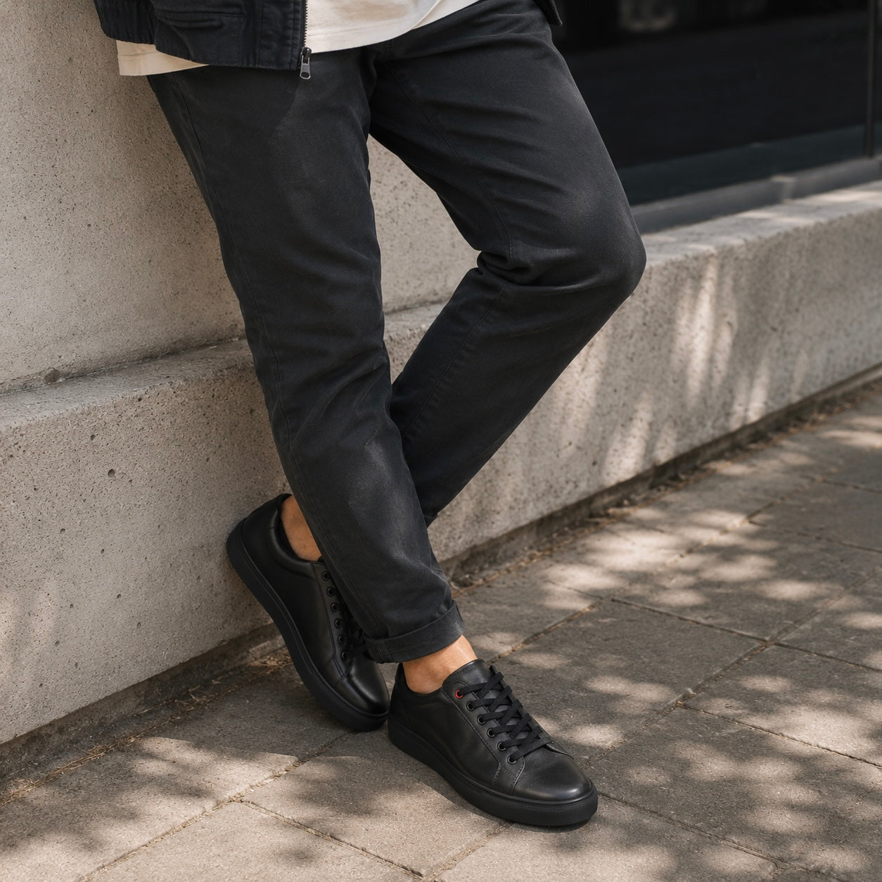 Rome Classic Leather Sneakers - The Heels India