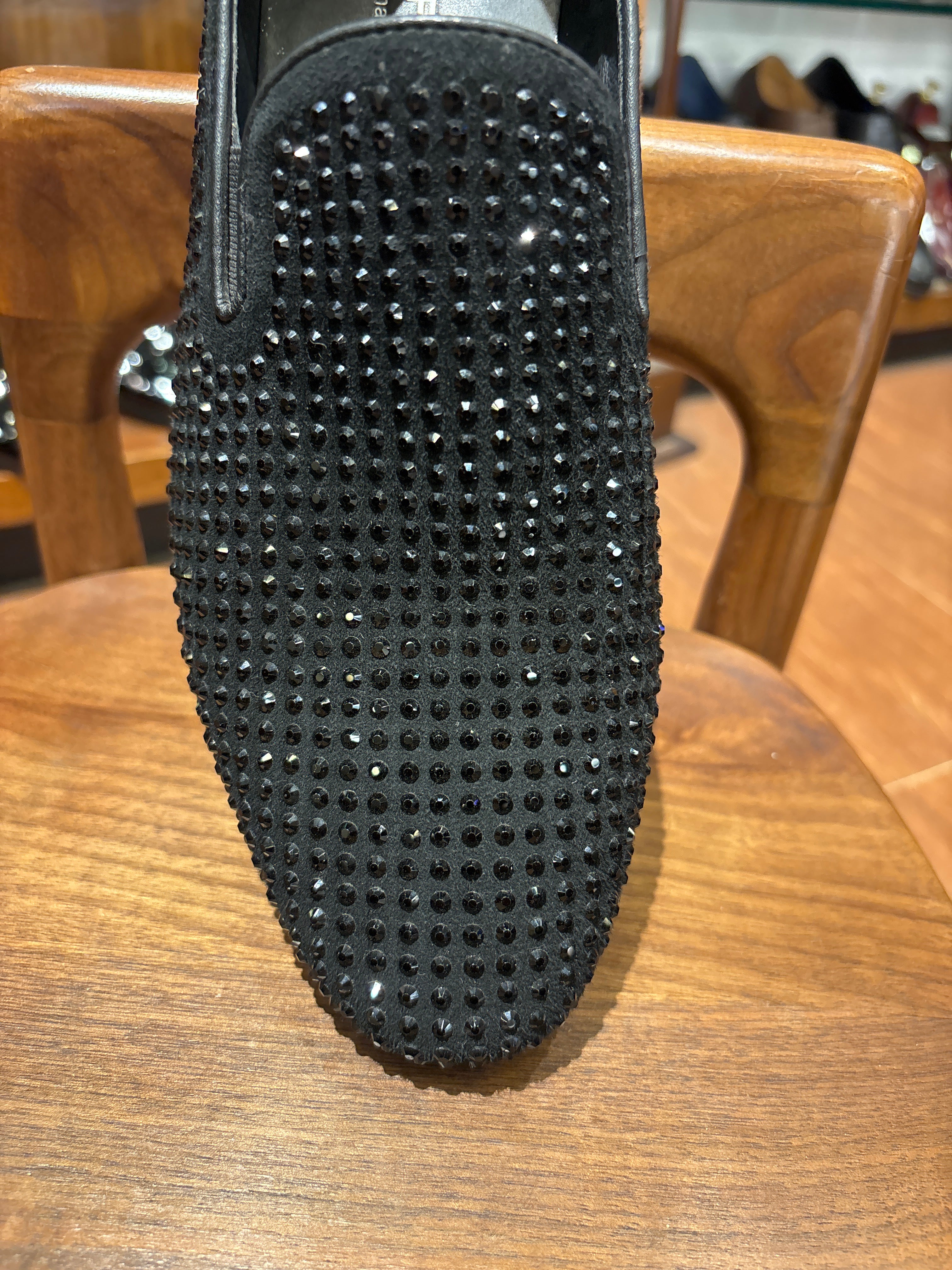 Bruyne Bling Party Formal Leather Slip Ons - The Heels India