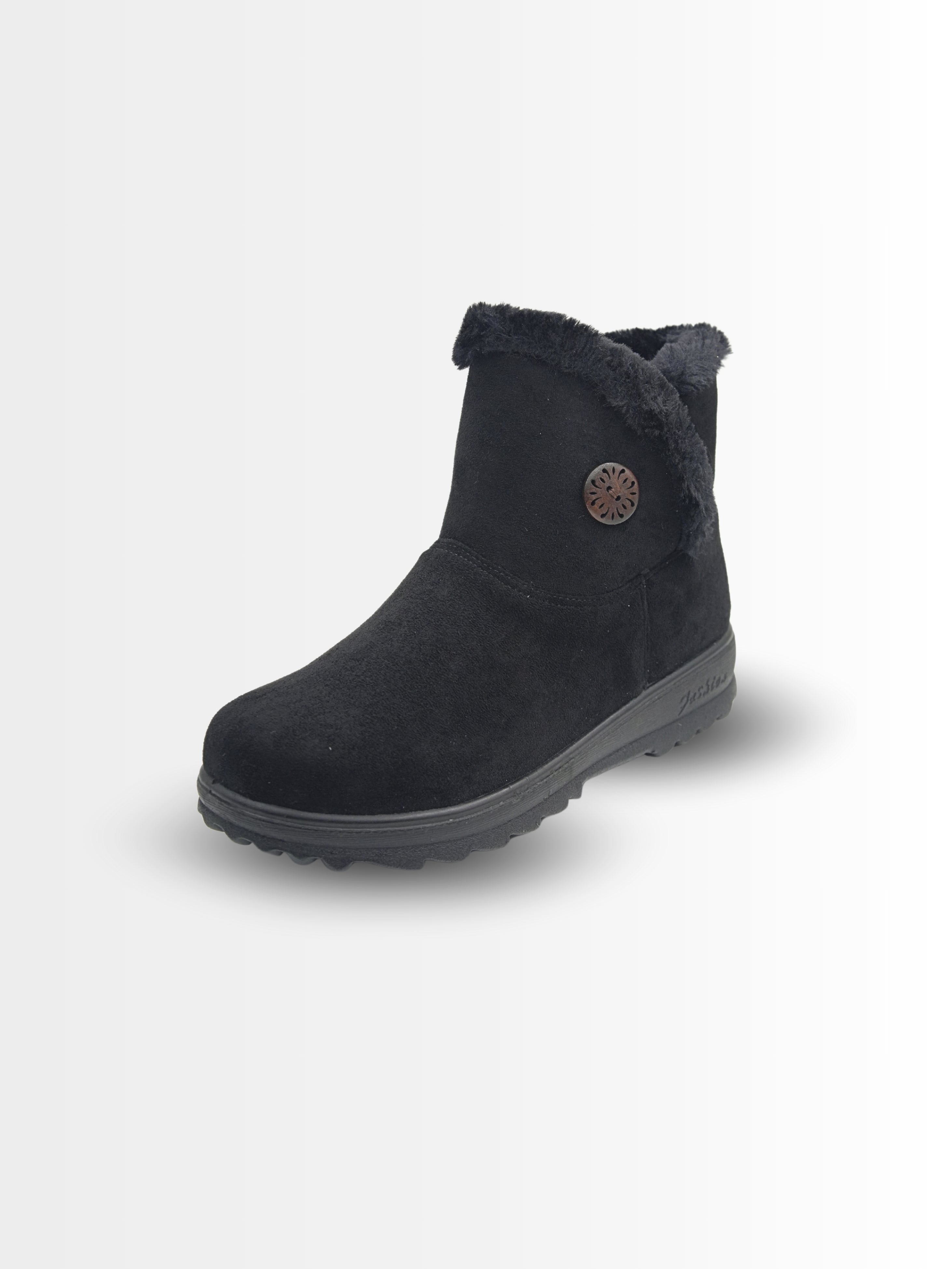 Belinda Suede Ankle Fur Boots