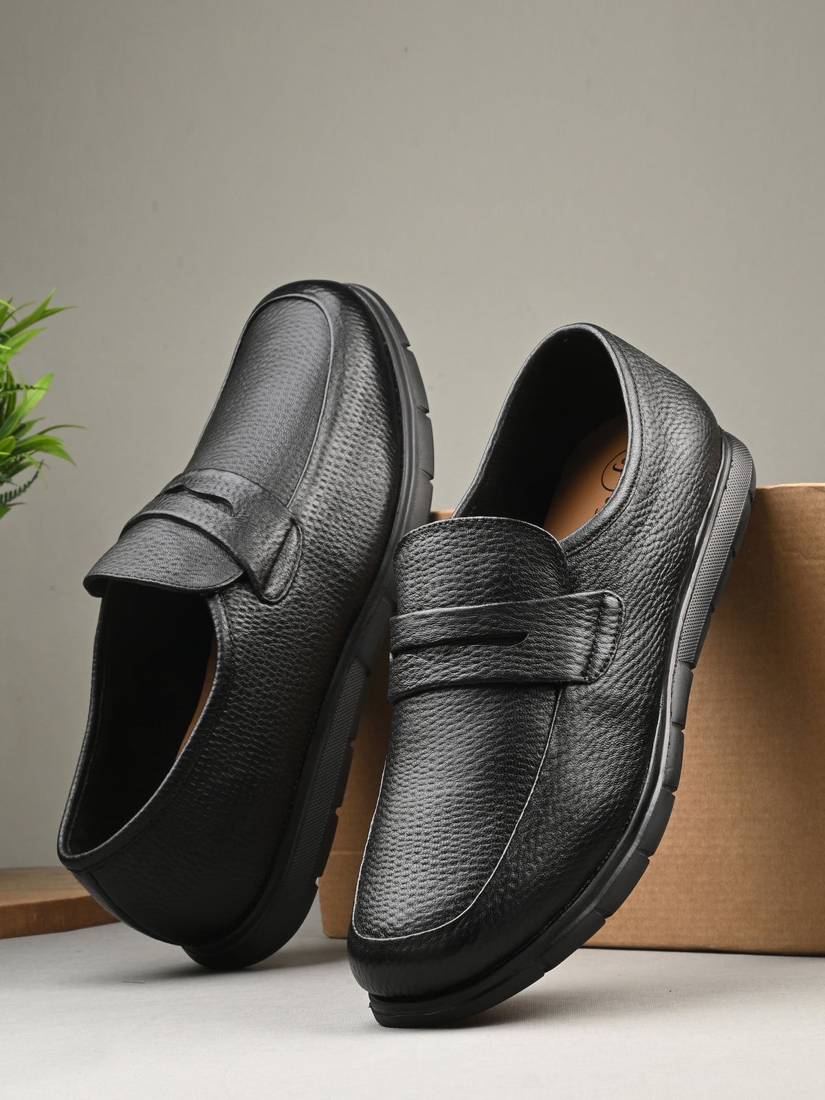 Marcello Luxury Pashmina Leather Loafers