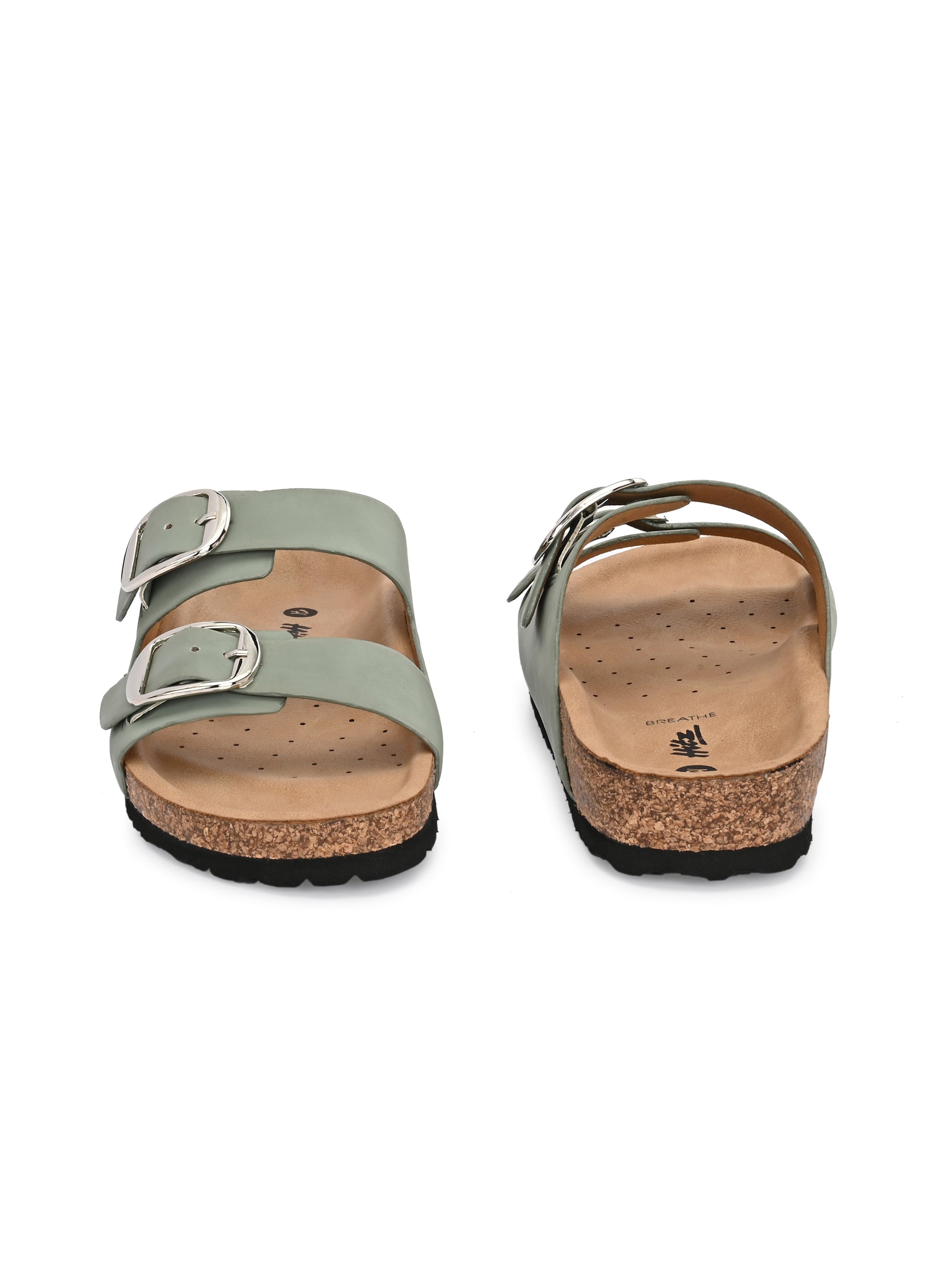 Bianca Double Strap Sliders