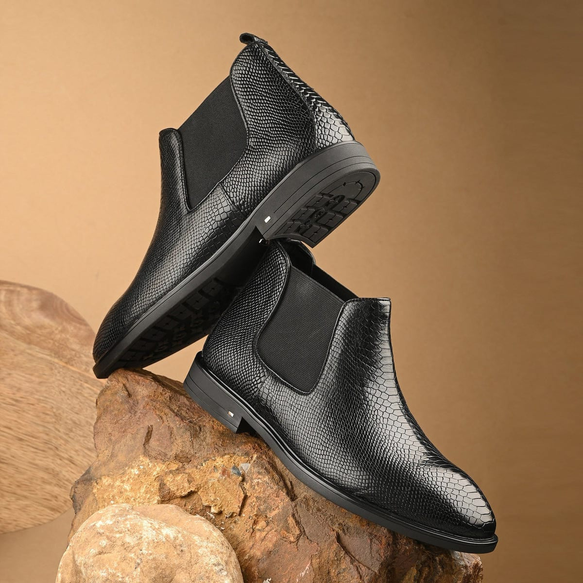 Granada Lux Chelsea Leather Boots - The Heels India
