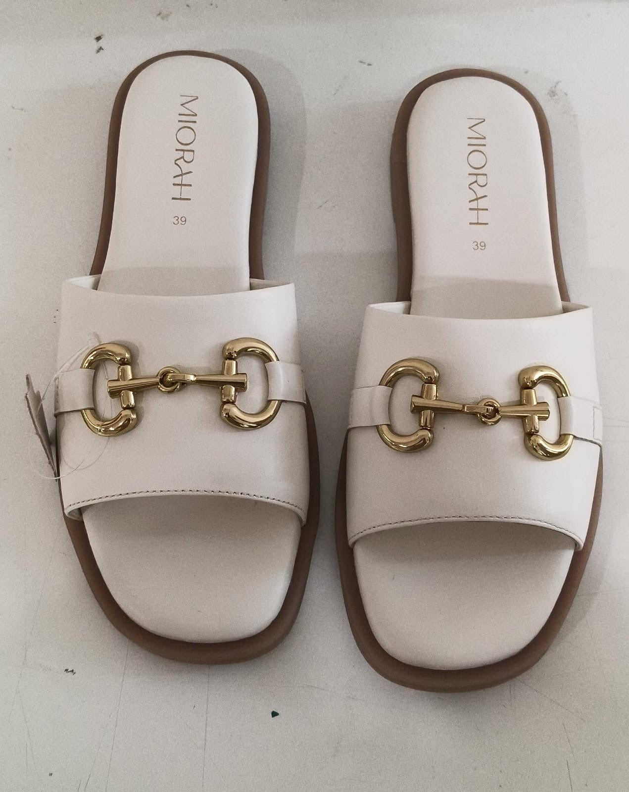 FLUTTER Premium Leather Summer Sliders