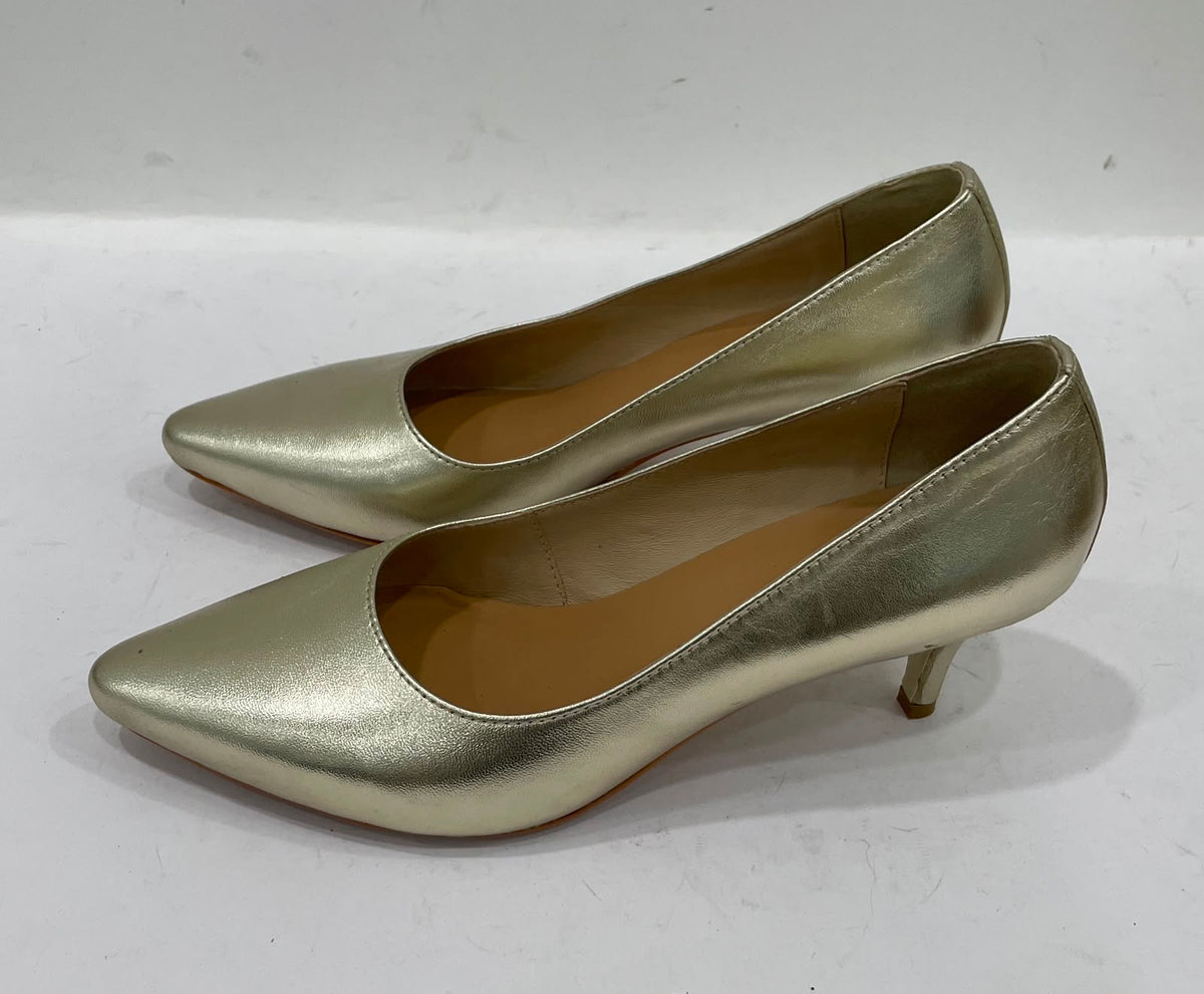 POSH Premium Leather Kitten Heels - The Heels India