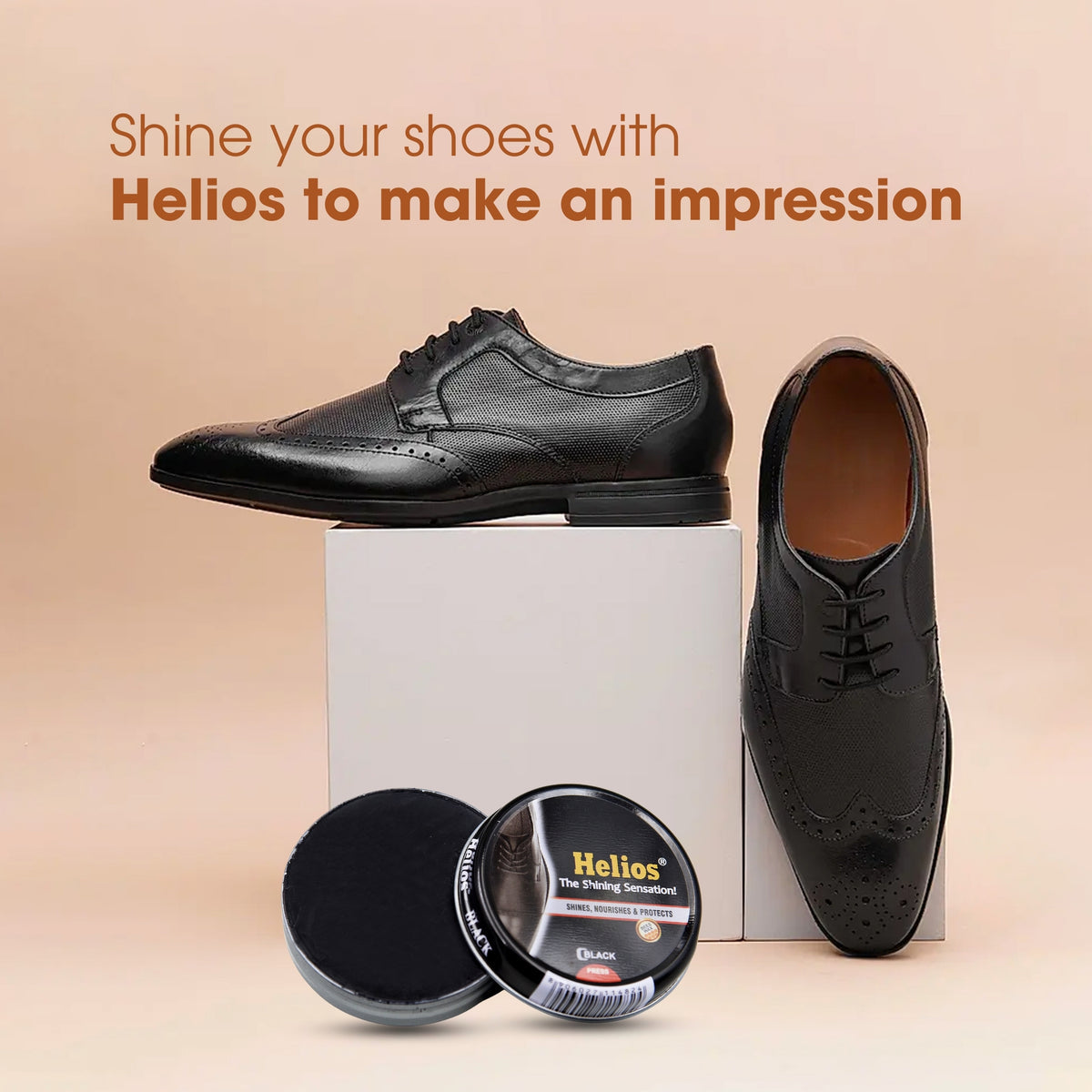 HELIOS WAX SHOE POLISH - 40 GM - The Heels India