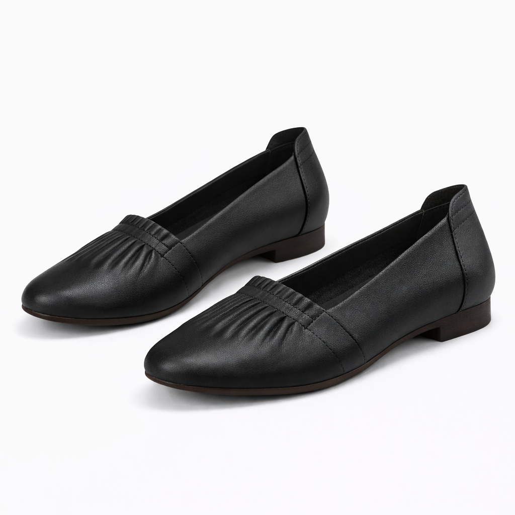 Linda Premium Leather Comfort Ballerinas - The Heels India