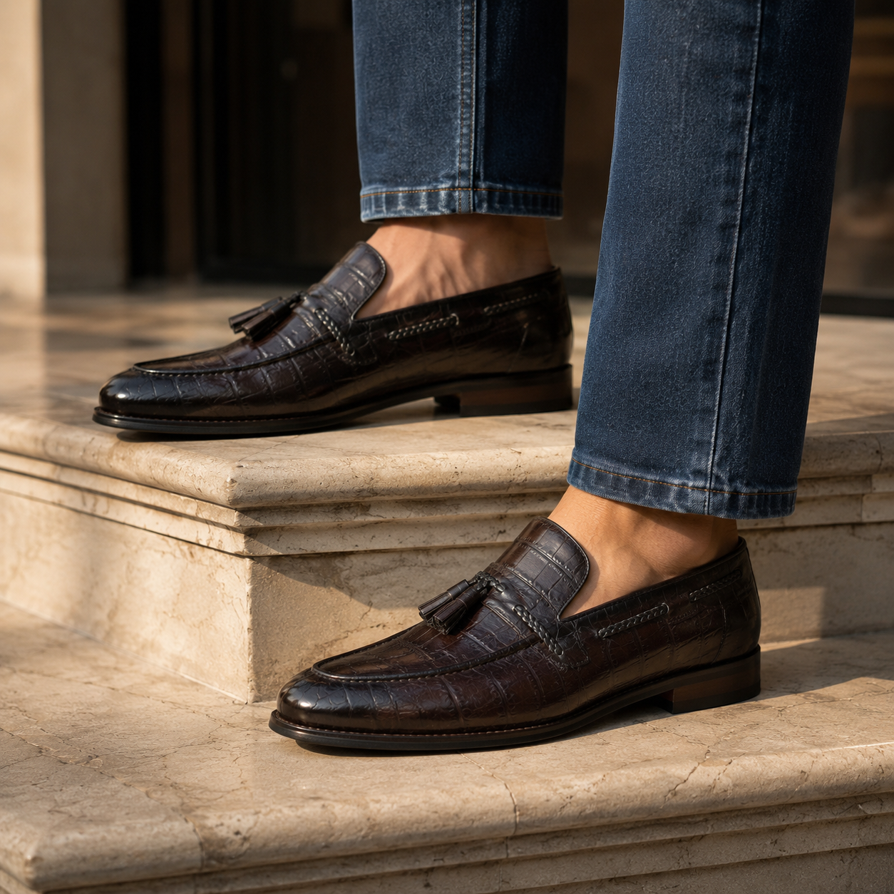 Romano Premium Tassel Leather Loafers