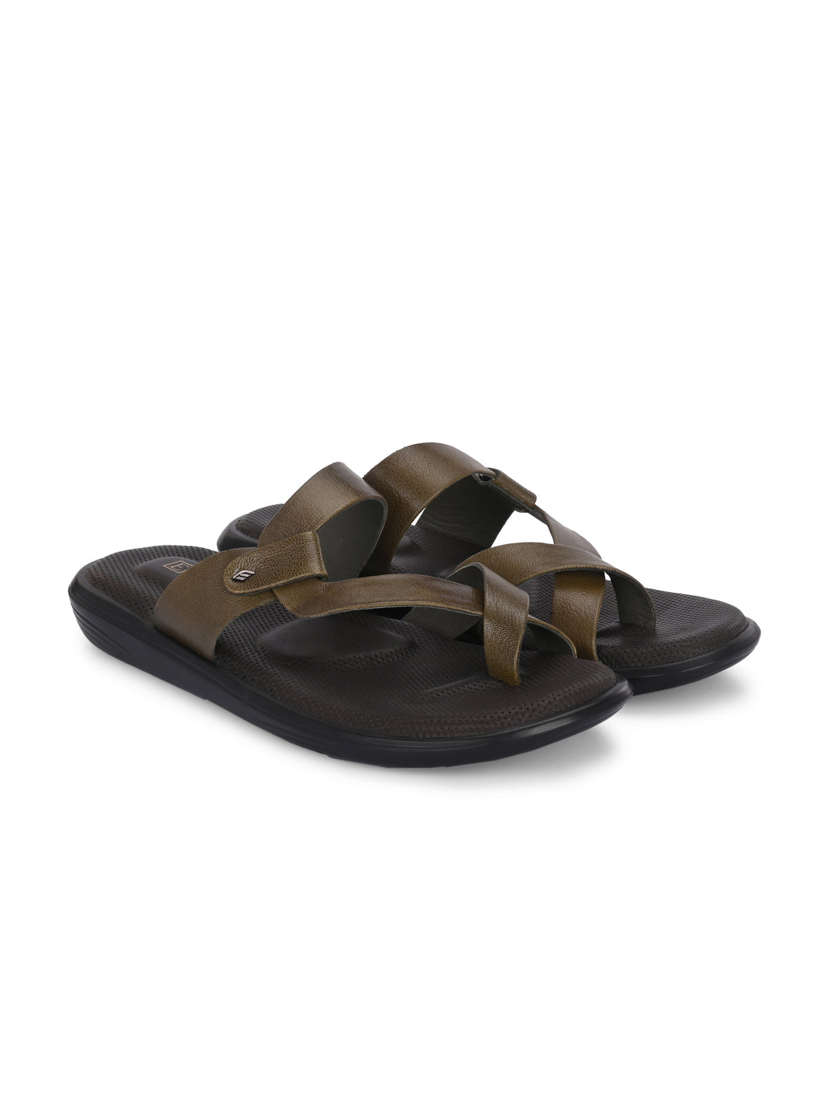 Cleo Cushion Leather Thumb Slippers - The Heels India