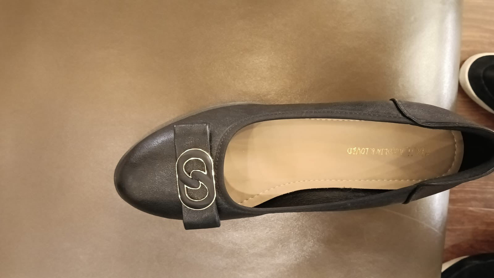 Estrella Premium Leather Wedge Heel Ballerinas
