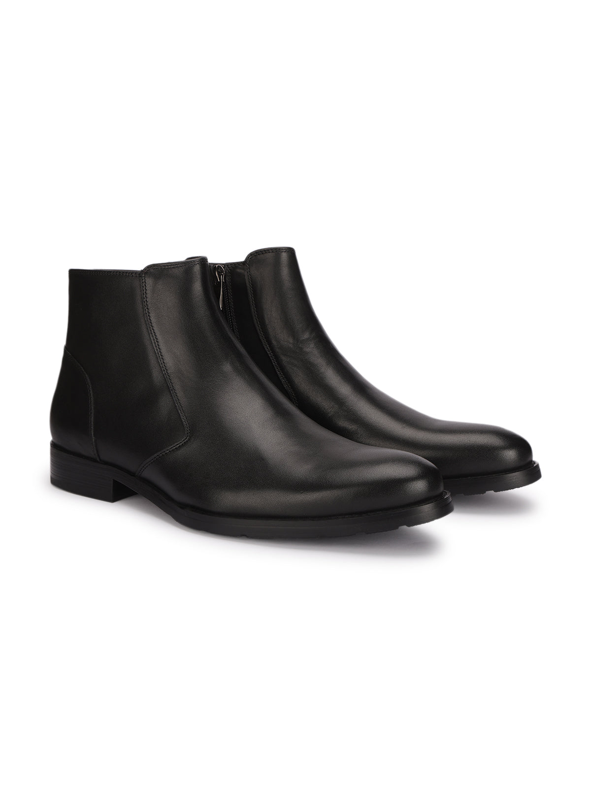 Palmer Premium Leather Ankle Boots - The Heels India