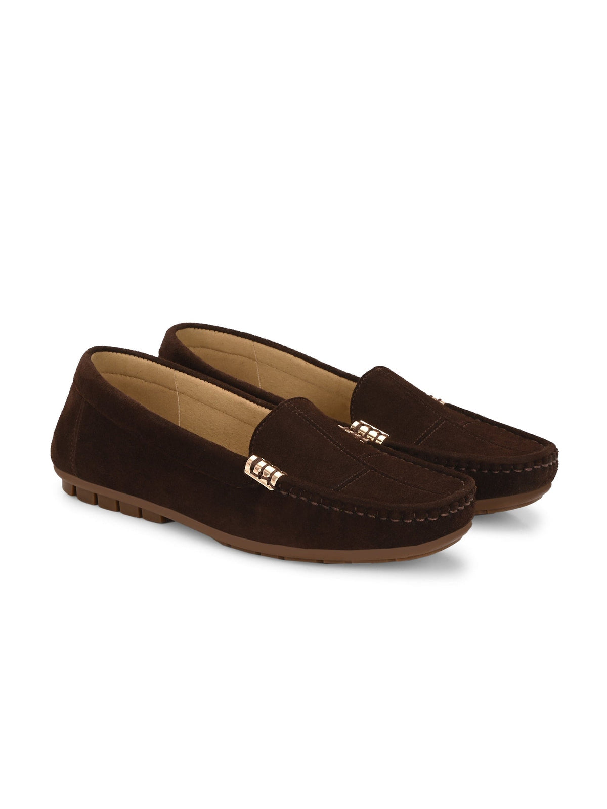 Marbella Suede Leather Loafers