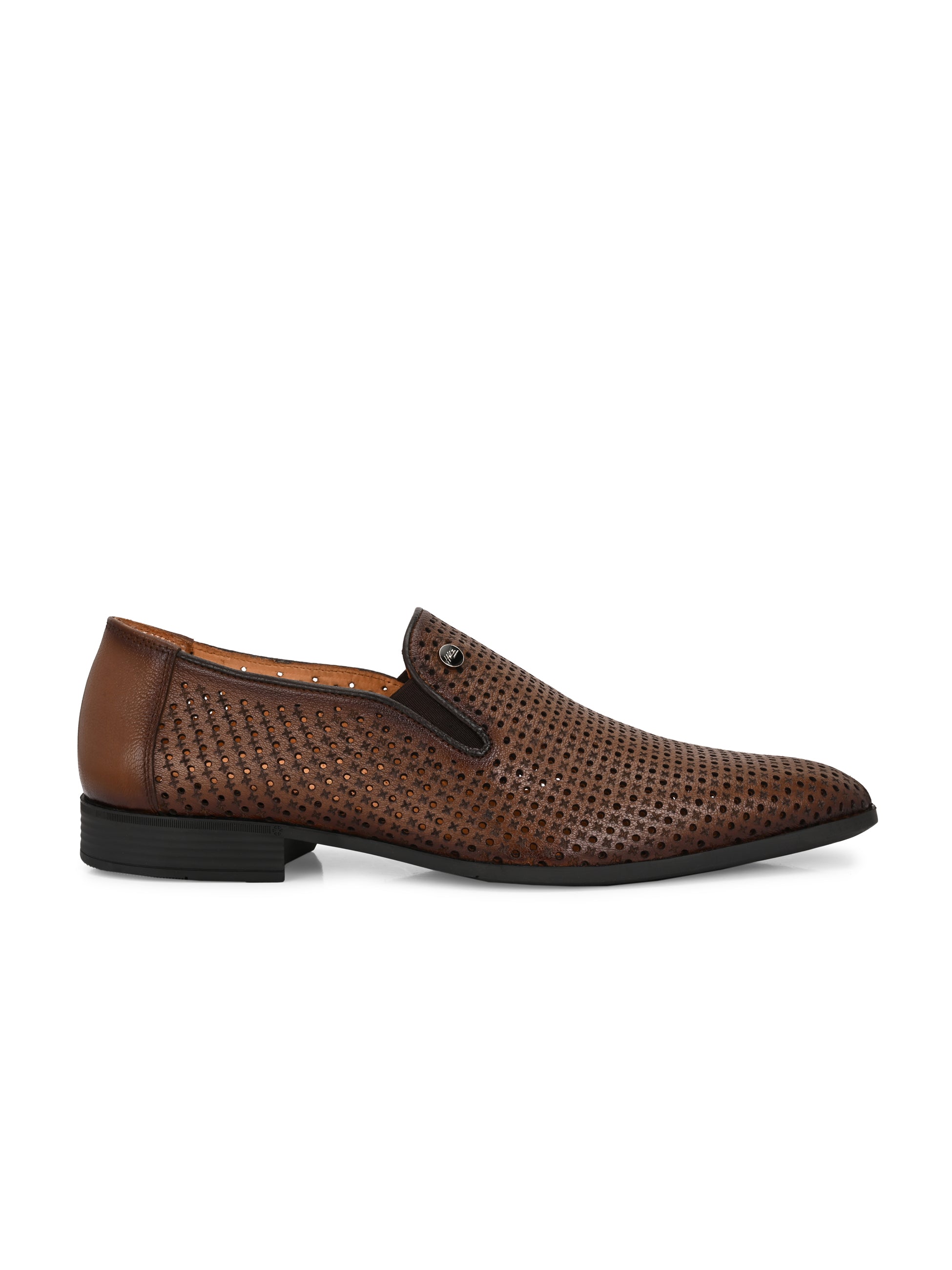 Kyros Perforated Leather Mocassins HT