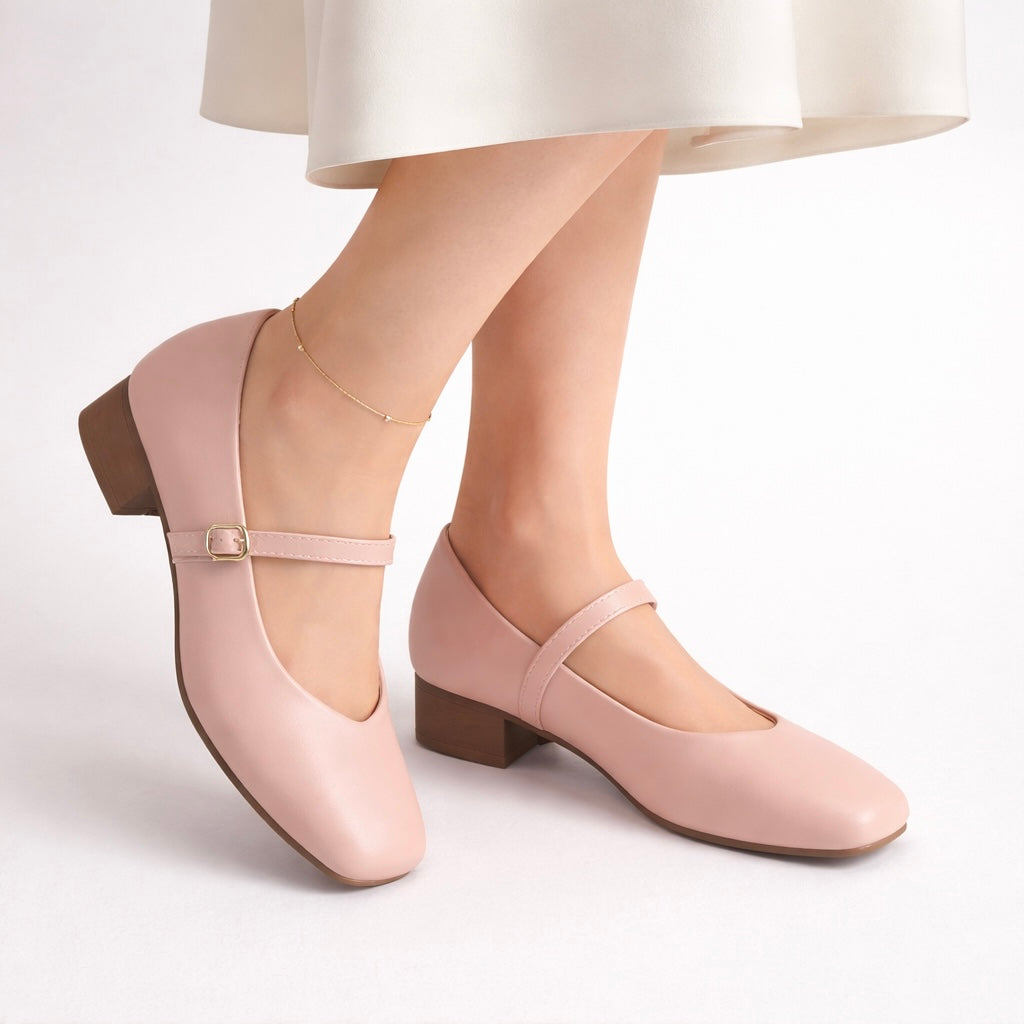 Miley Block Heel Mary Janes