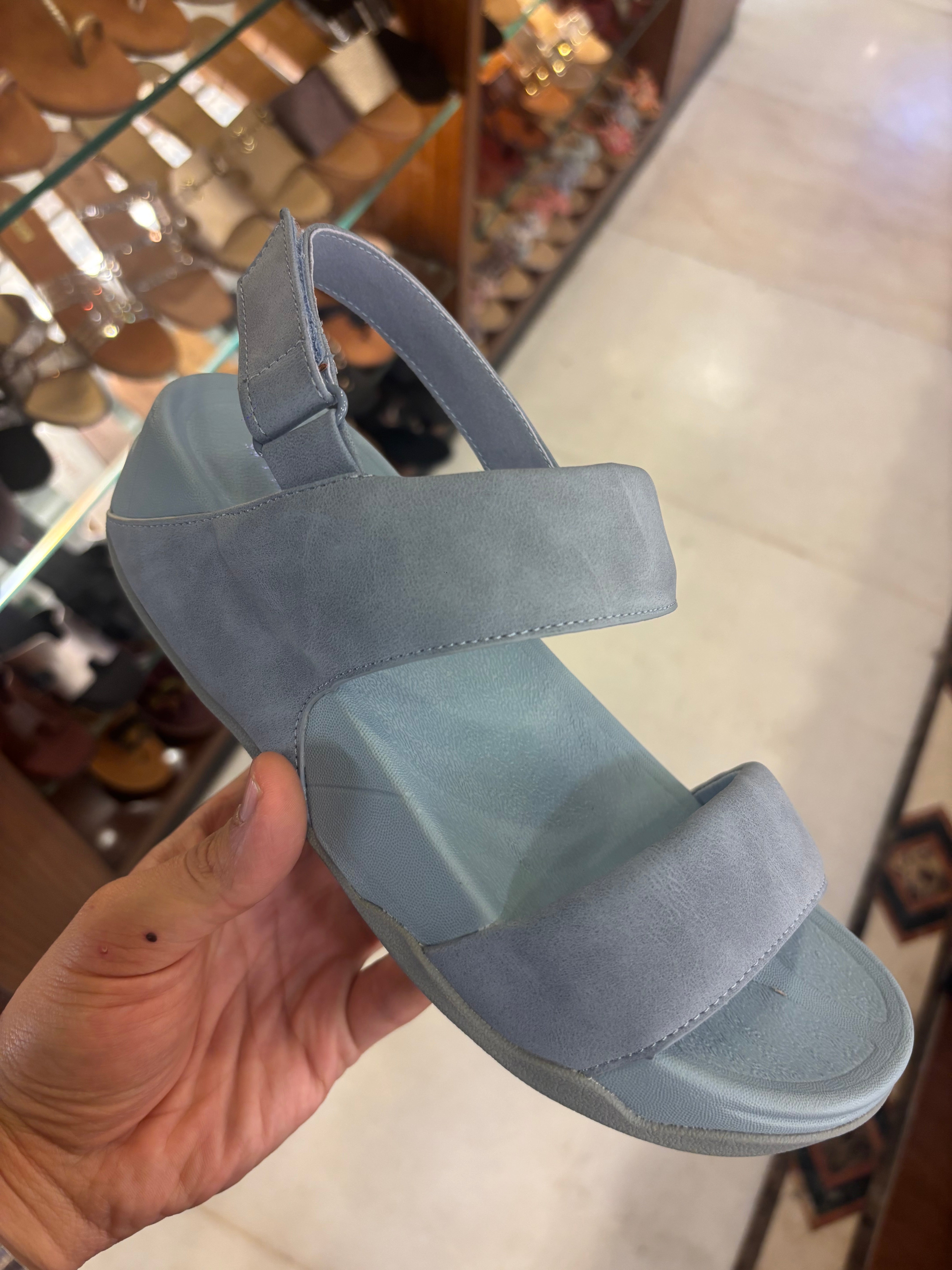 Raya Back Velcro Wedge Comfort Summer Sandals