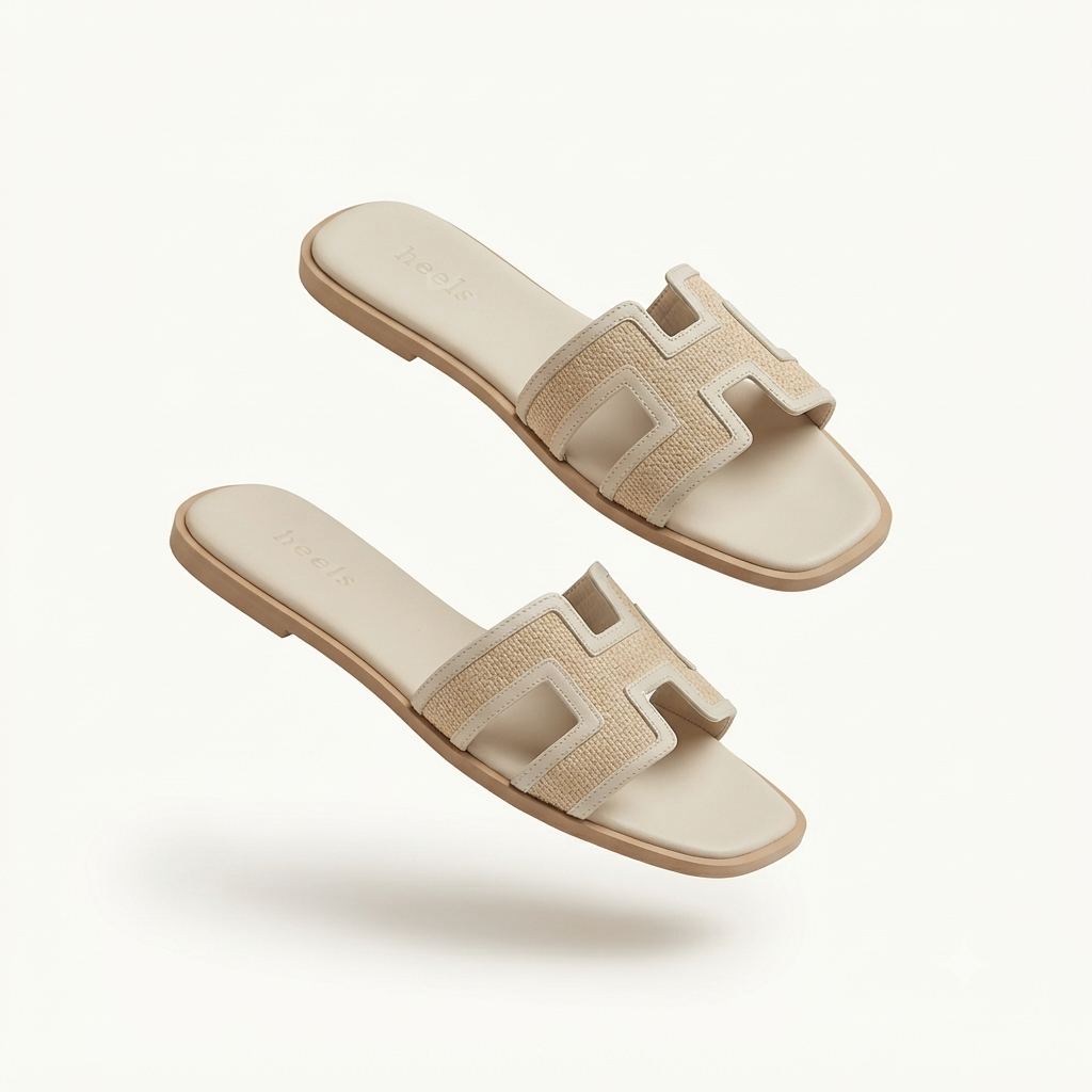 Portia H Cut Cushioned Summer Sliders