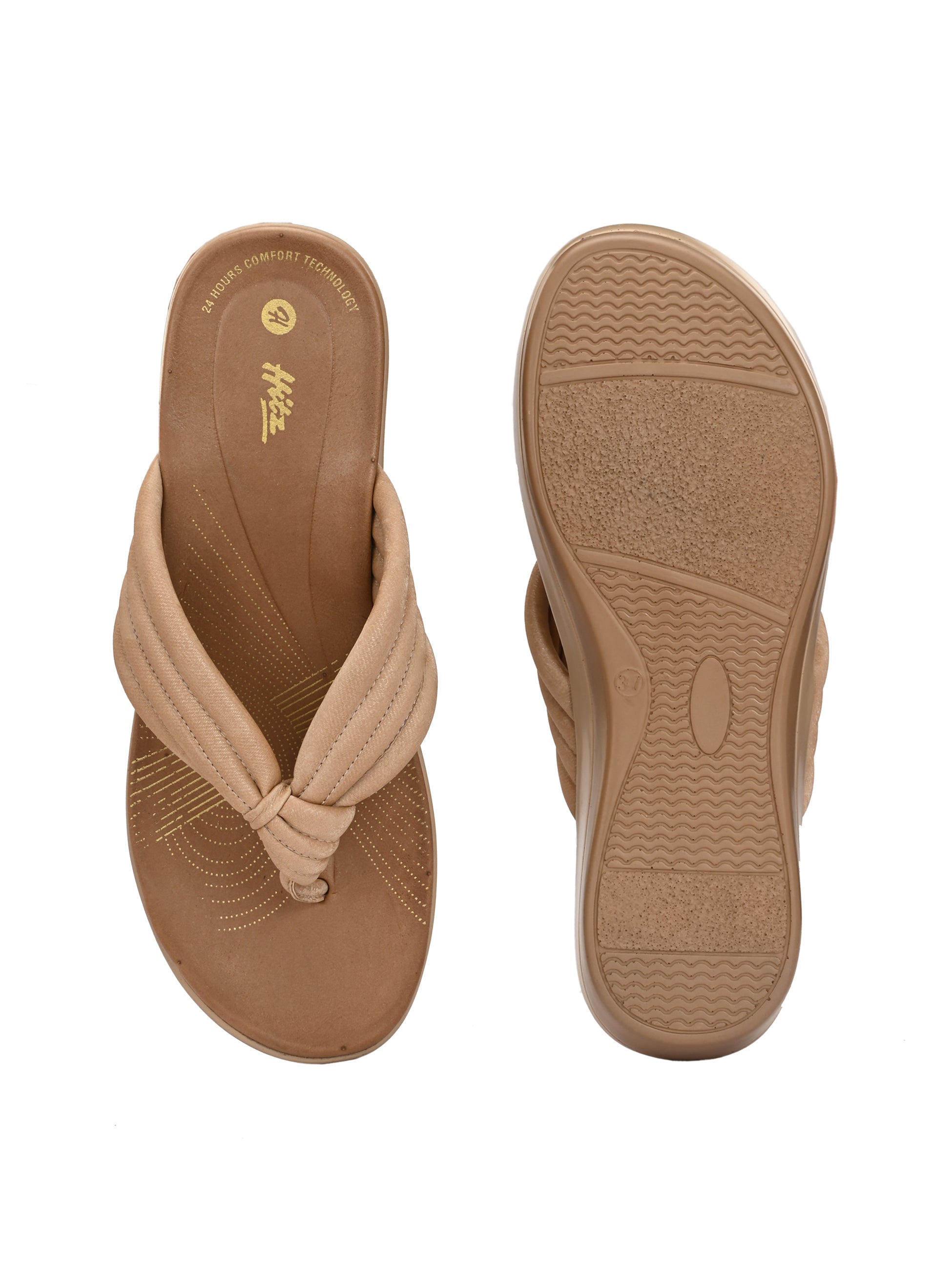 Zerina Knot V Shape Slippers