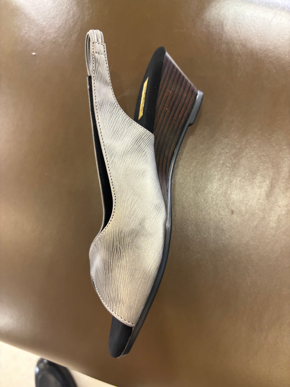 Riley Comfort Back Elastic Wedge Heels