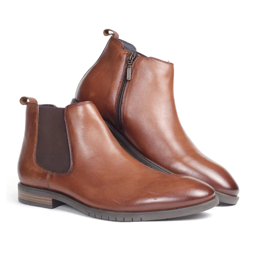Vincent Classic Leather Chelsea Boots