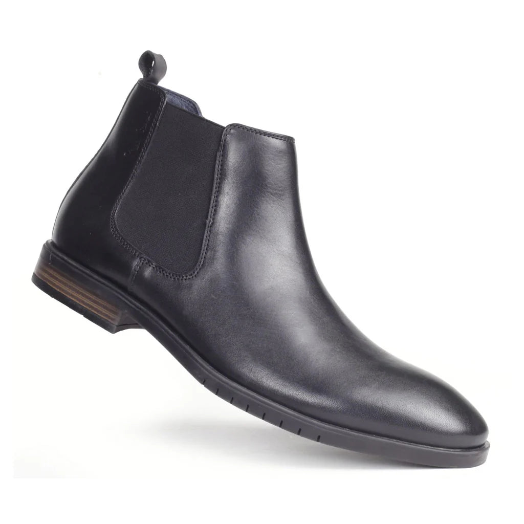 Vincent Classic Leather Chelsea Boots