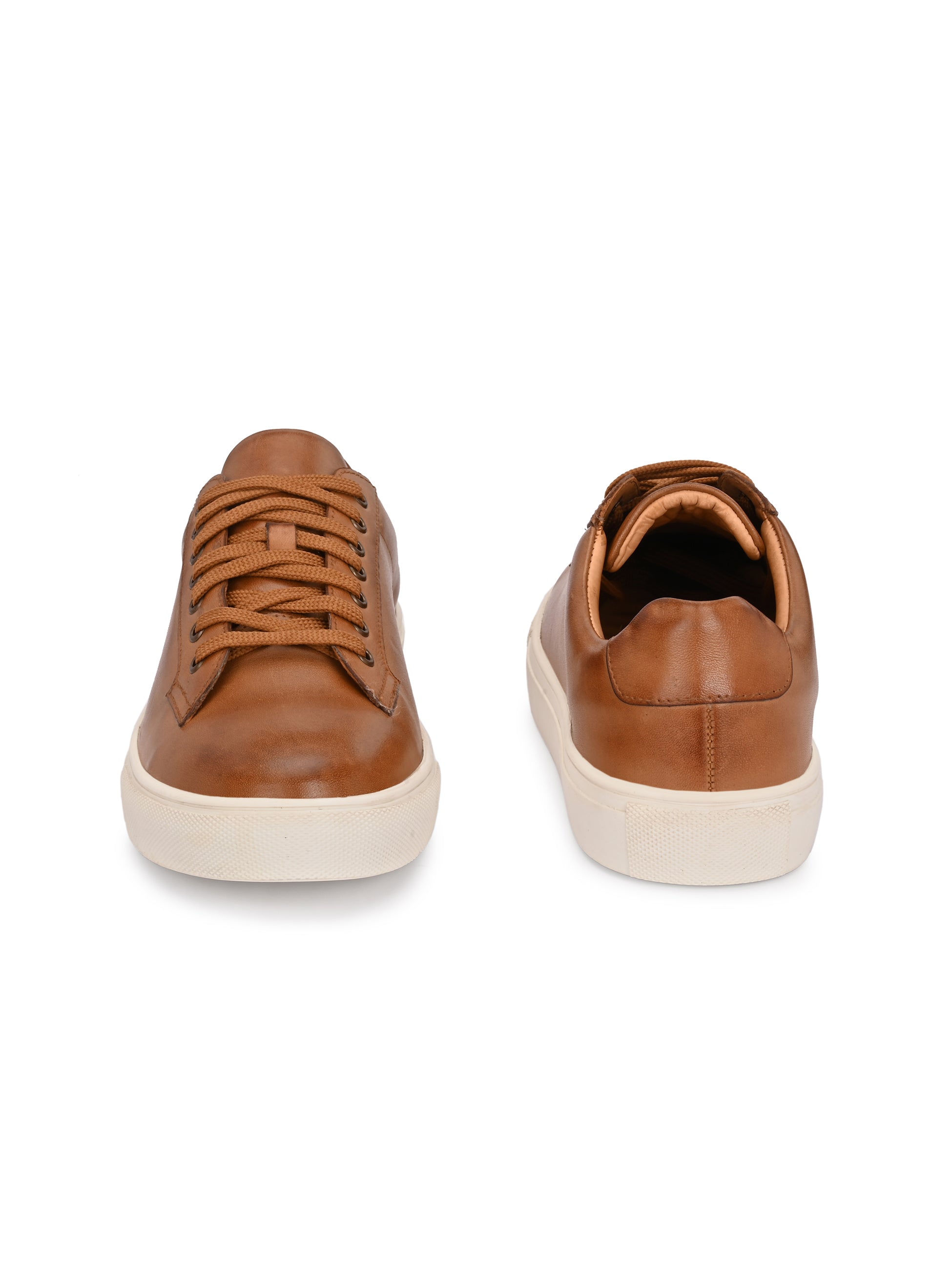 Valerio Leather Lace up Sneakers
