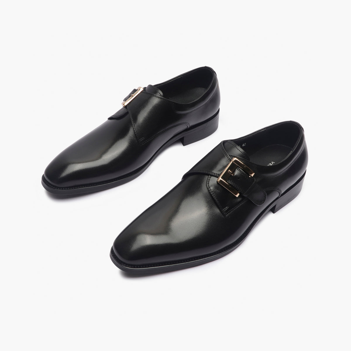 Lorelei Buckle Leather Monk Strap