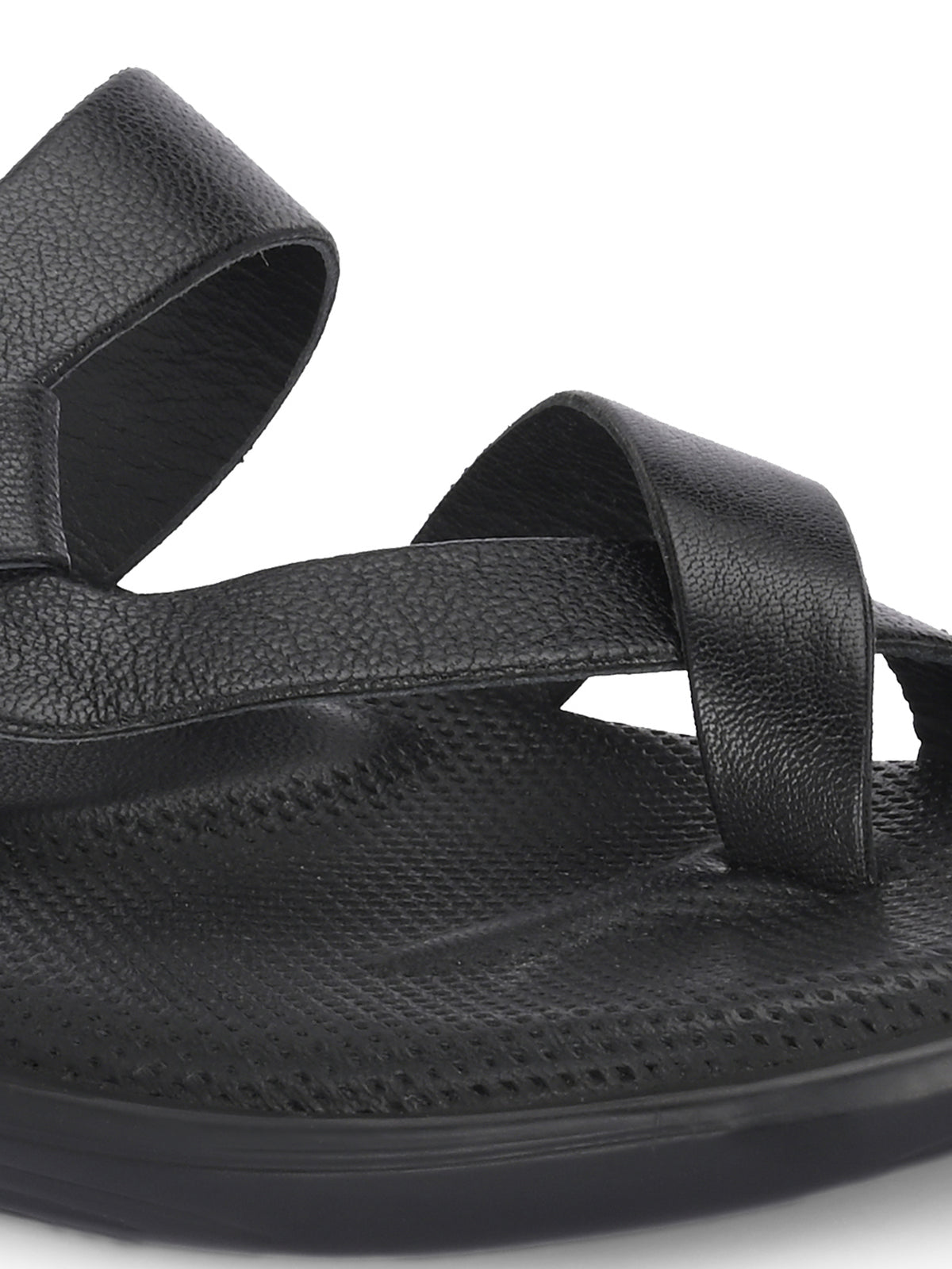 Cleo Cushion Leather Thumb Slippers - The Heels India