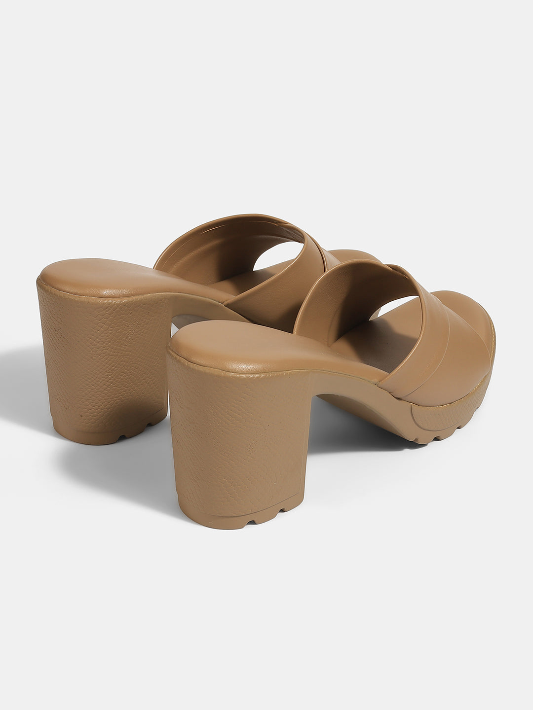 Belinda Casual Chunky Block Heel Peep Toes - The Heels India