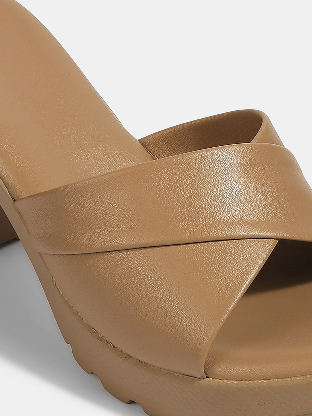 Belinda Casual Chunky Block Heel Peep Toes - The Heels India