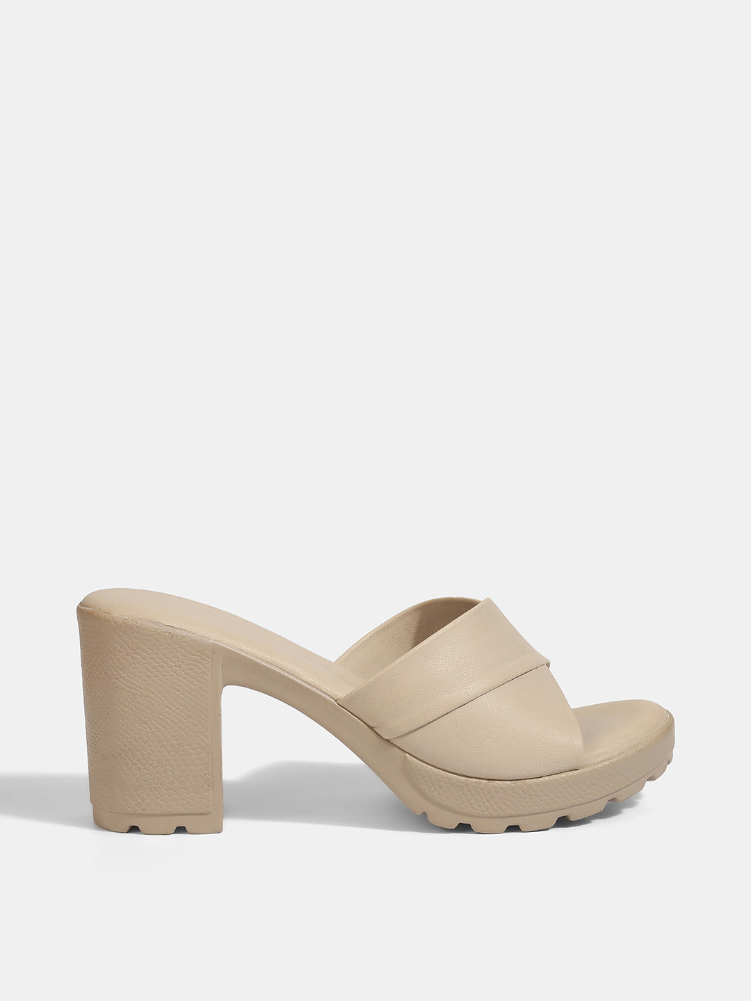 Belinda Casual Chunky Block Heel Peep Toes - The Heels India