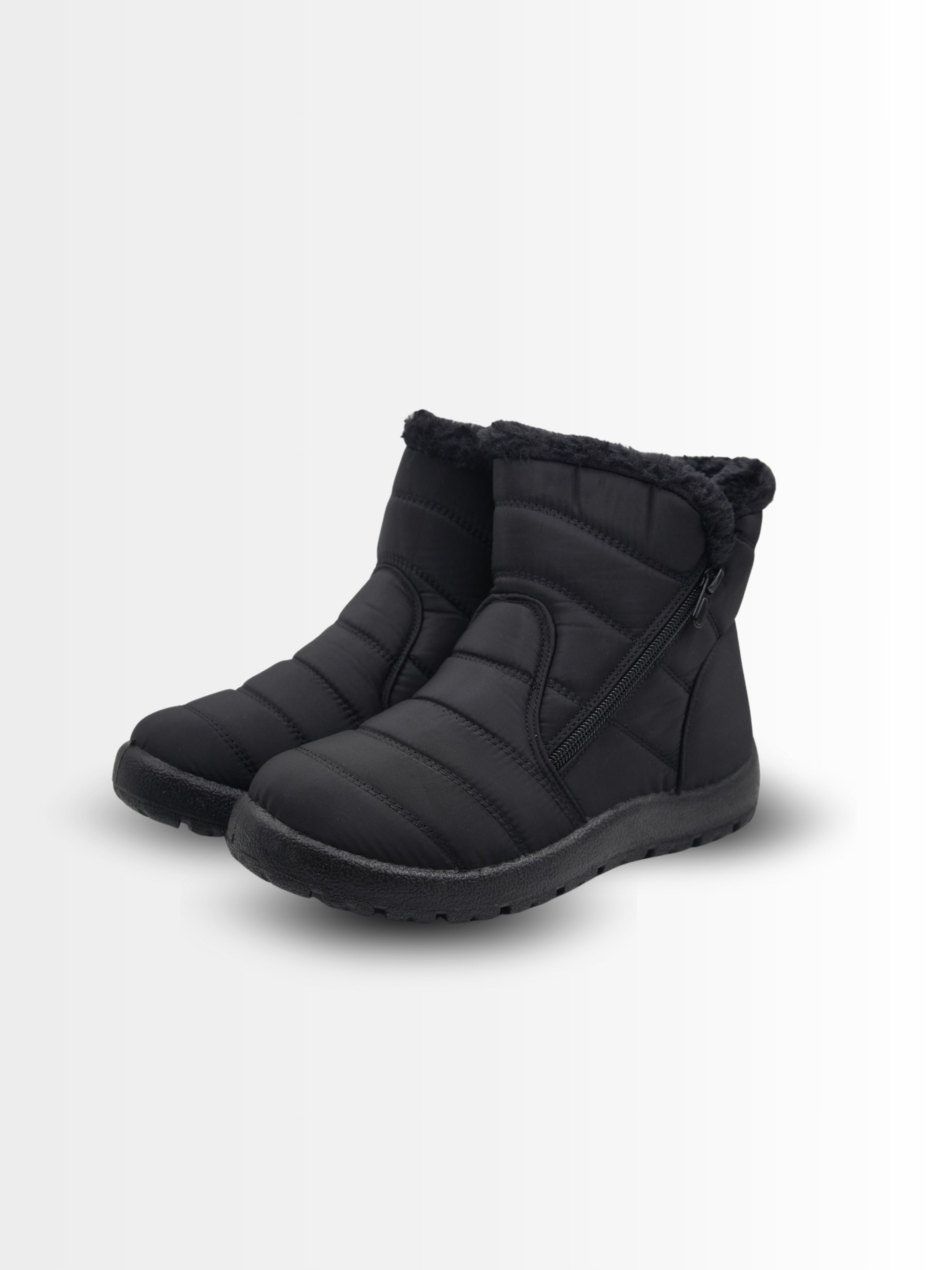 Sloane Suede Ankle Fur Boots