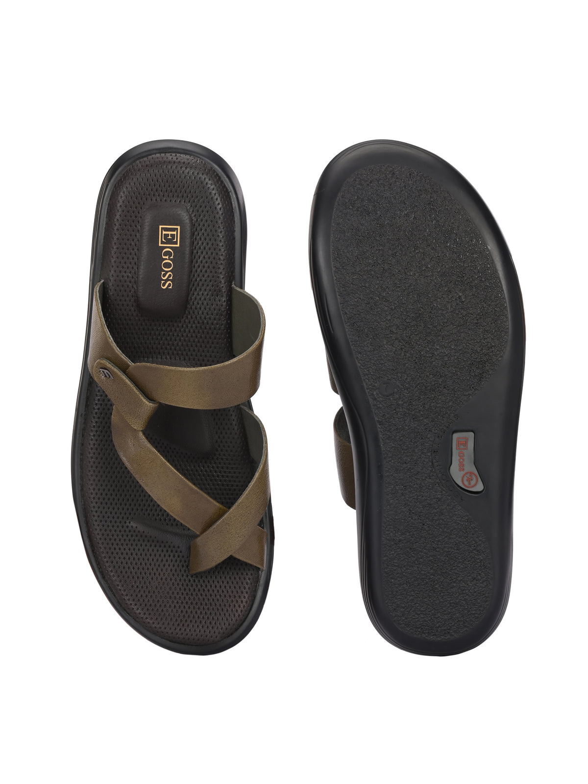 Cleo Cushion Leather Thumb Slippers