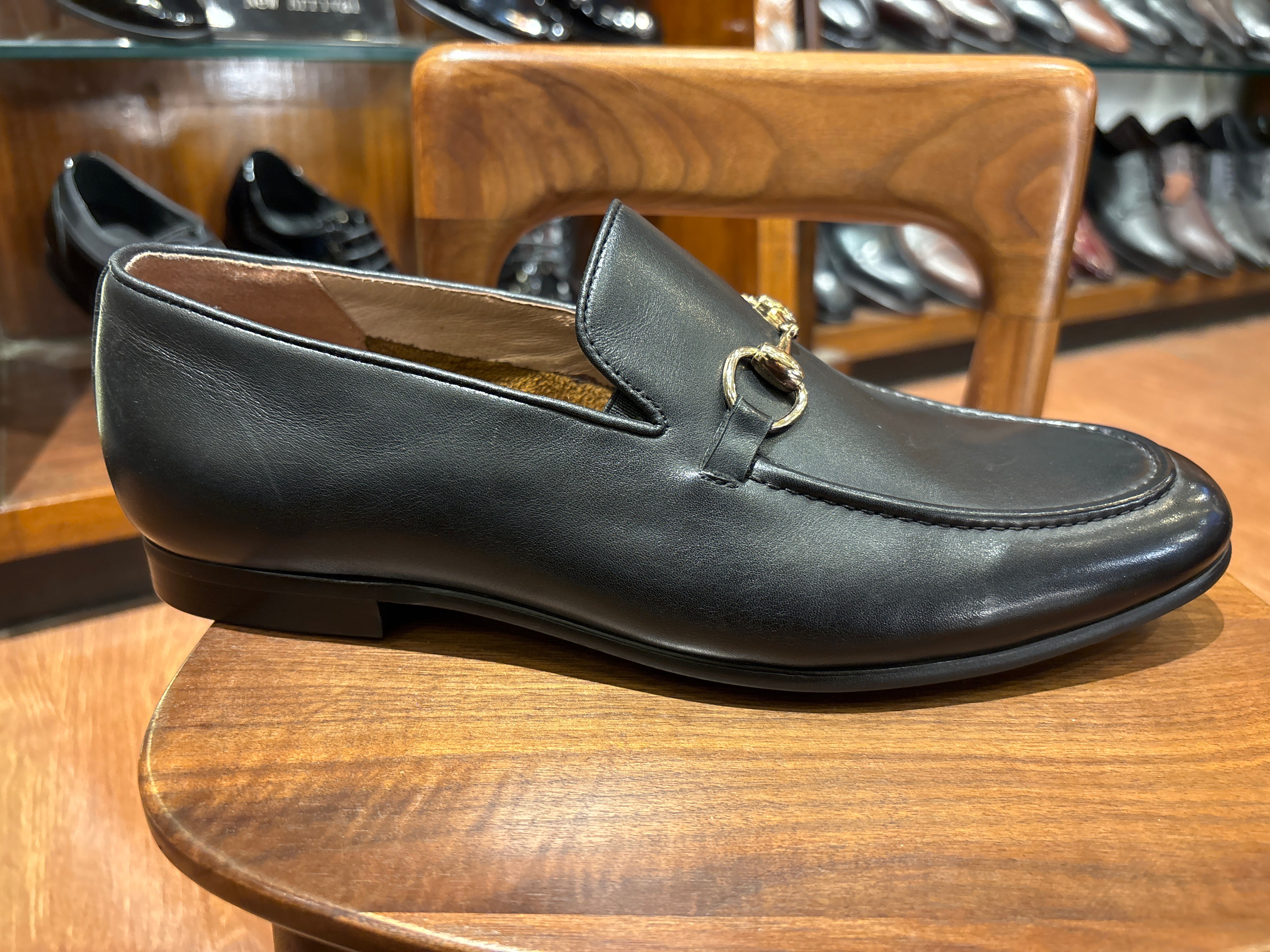 Nathan Premium Formal Leather Loafers Black - The Heels India