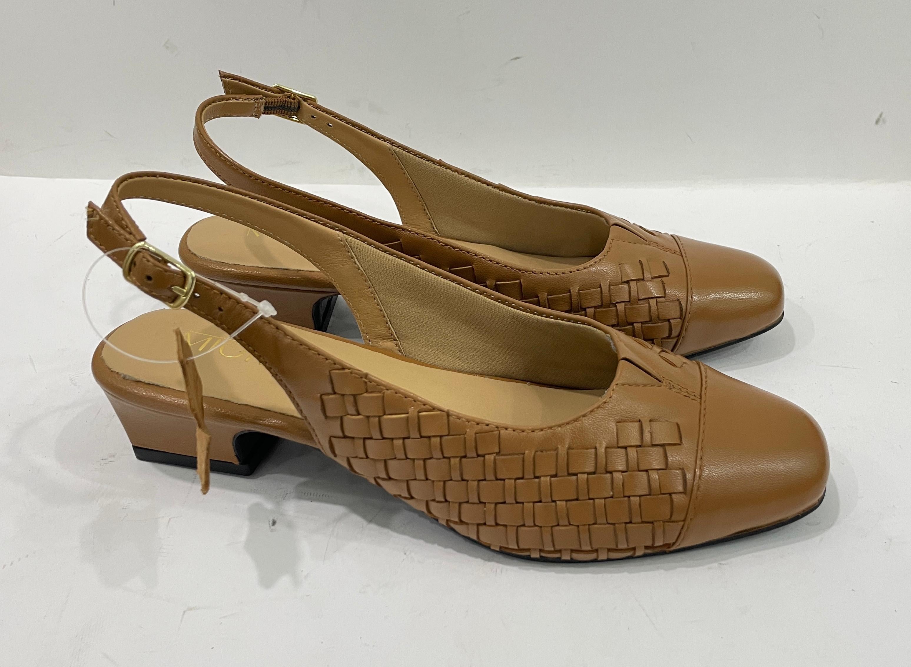 DARCY Premium Leather Sling Back Ballerinas