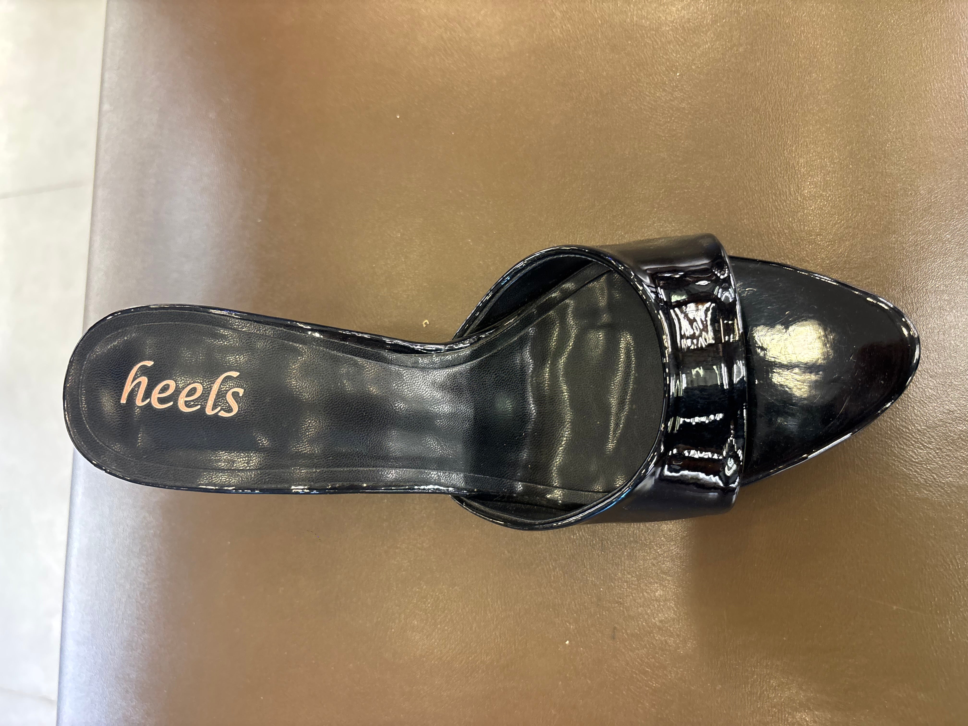 Ellie Premium Patent Pencil Heels