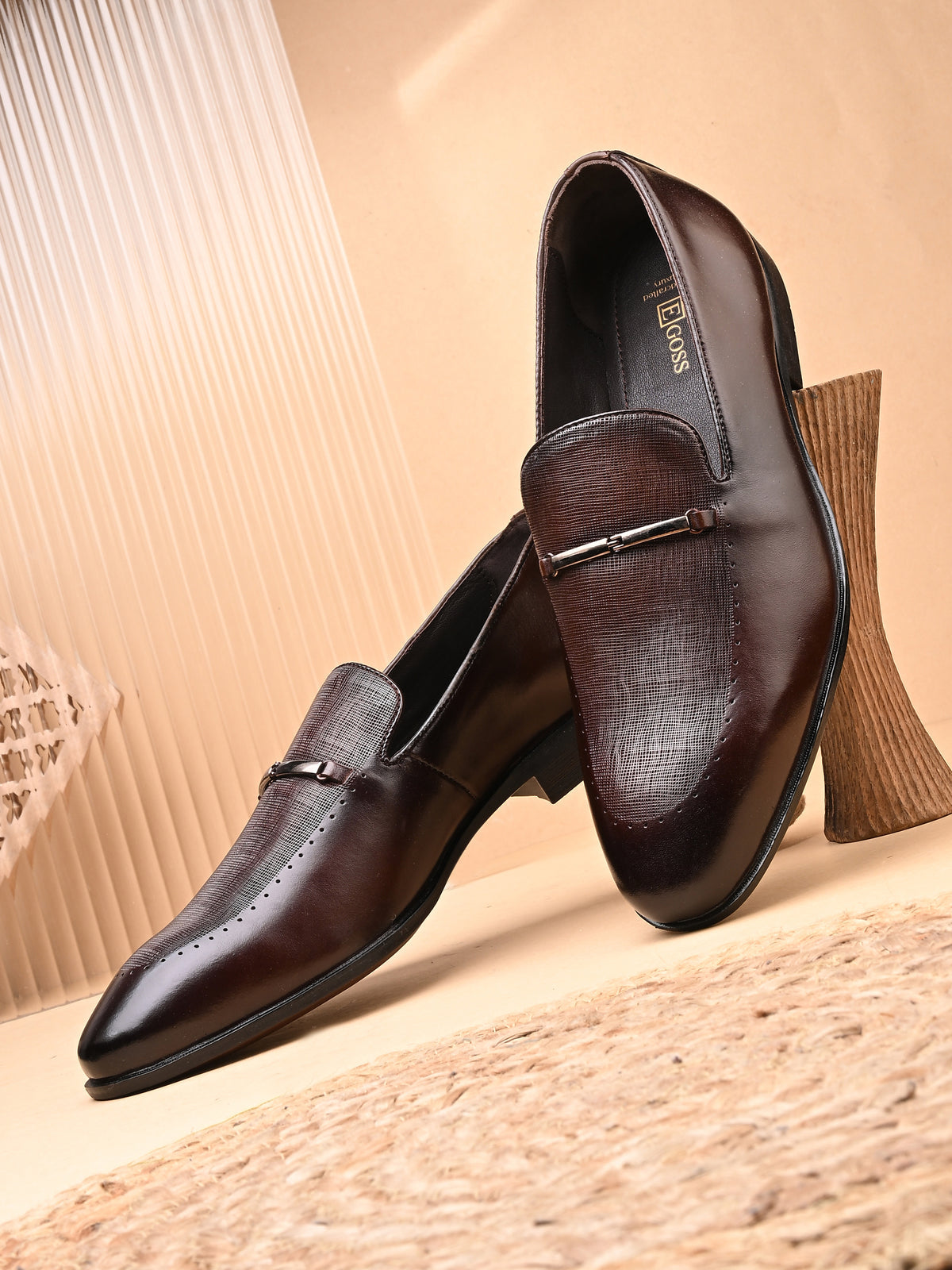 Liam Leather Formal Moccasins