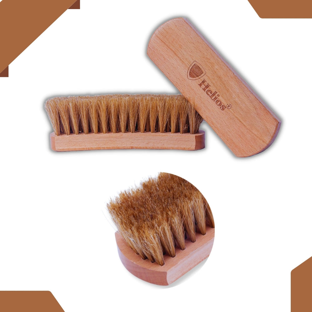 Helios 6.5 Inch 100% Horse Hair Shoe Brush - Big - The Heels India