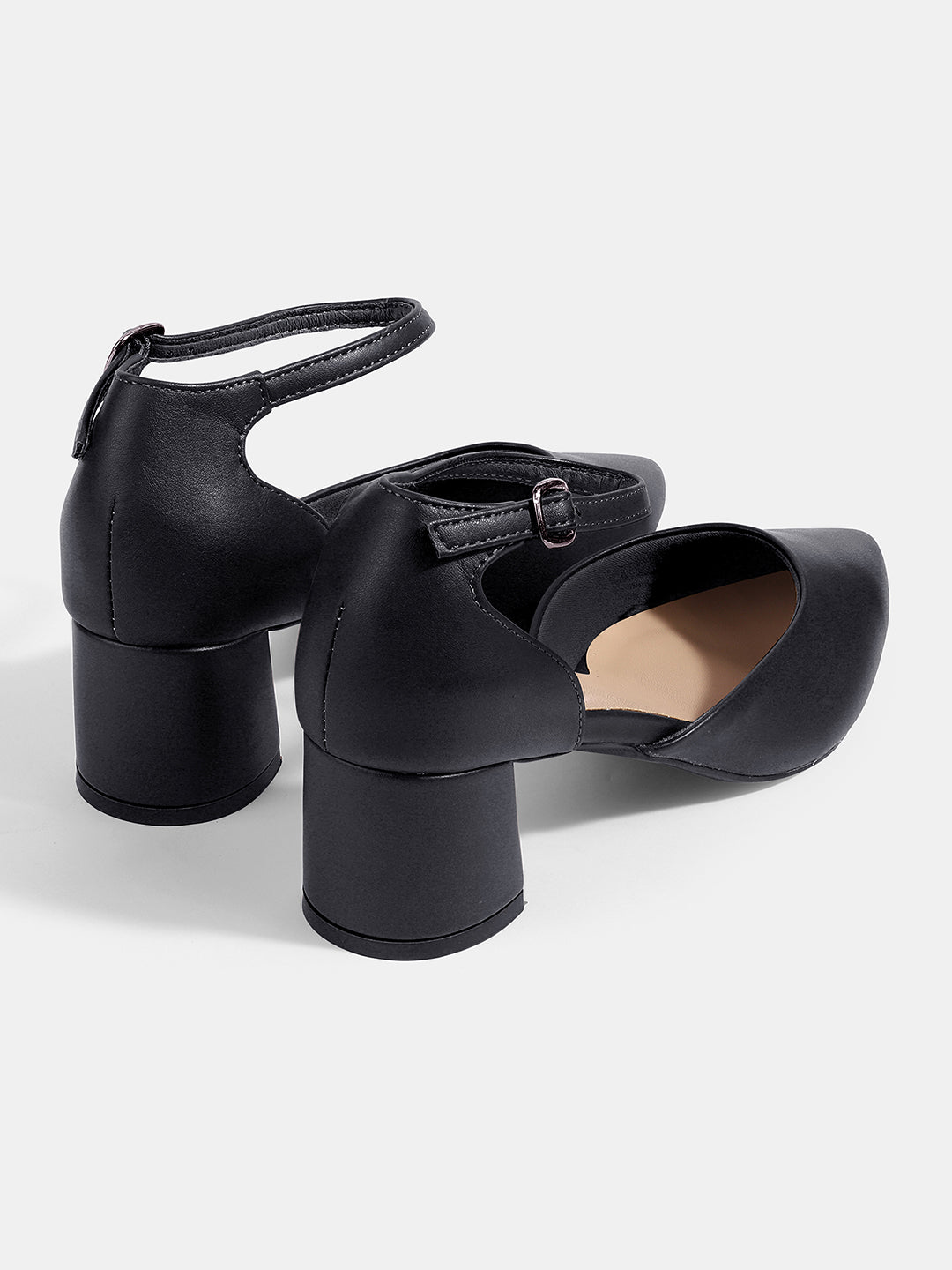 Sweeny Ankle Strap Block Heels