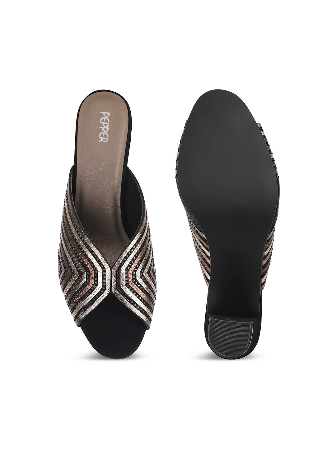 Opera Bling Fancy Block Heel Muse