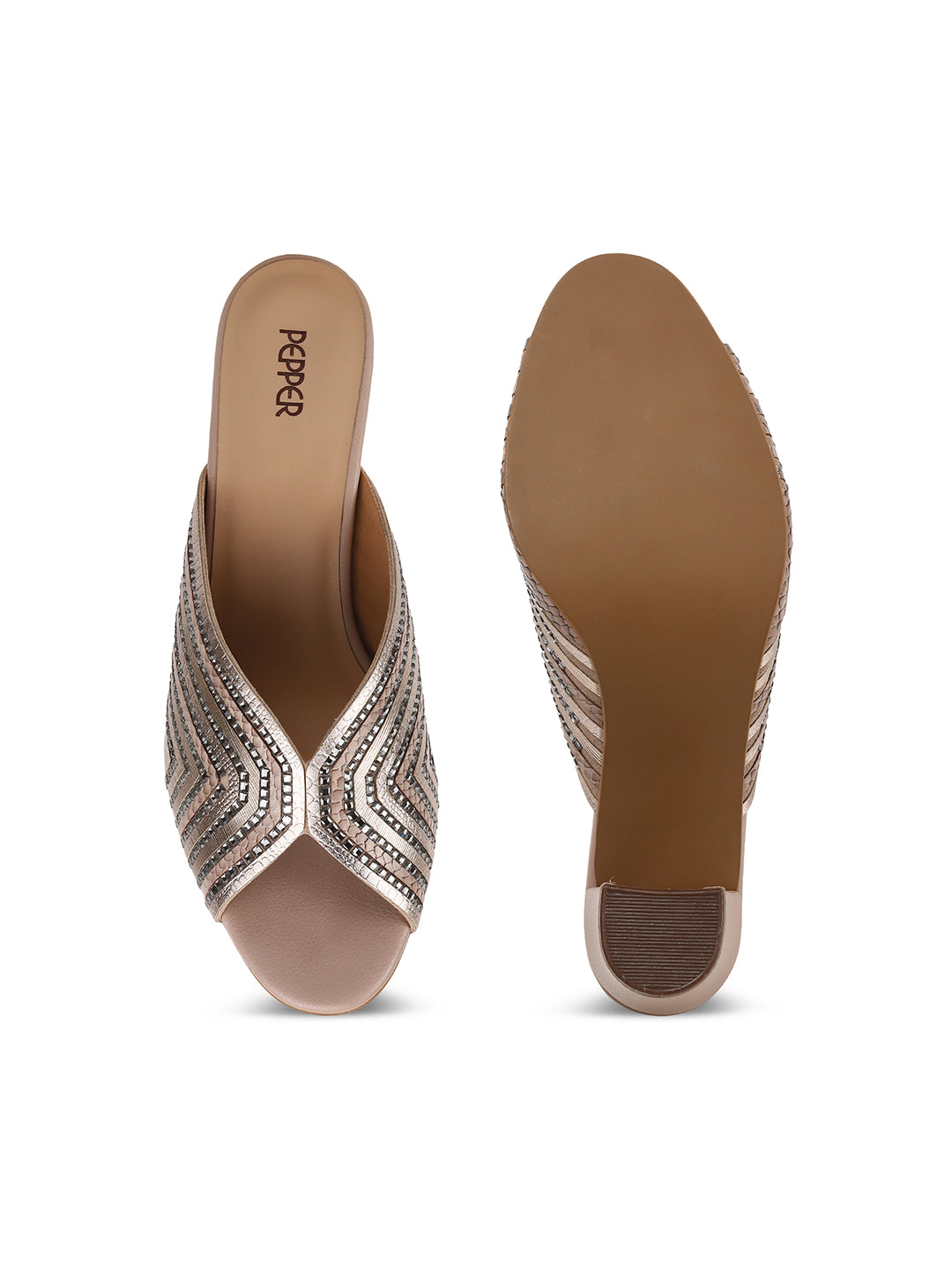 Opera Bling Fancy Block Heel Muse