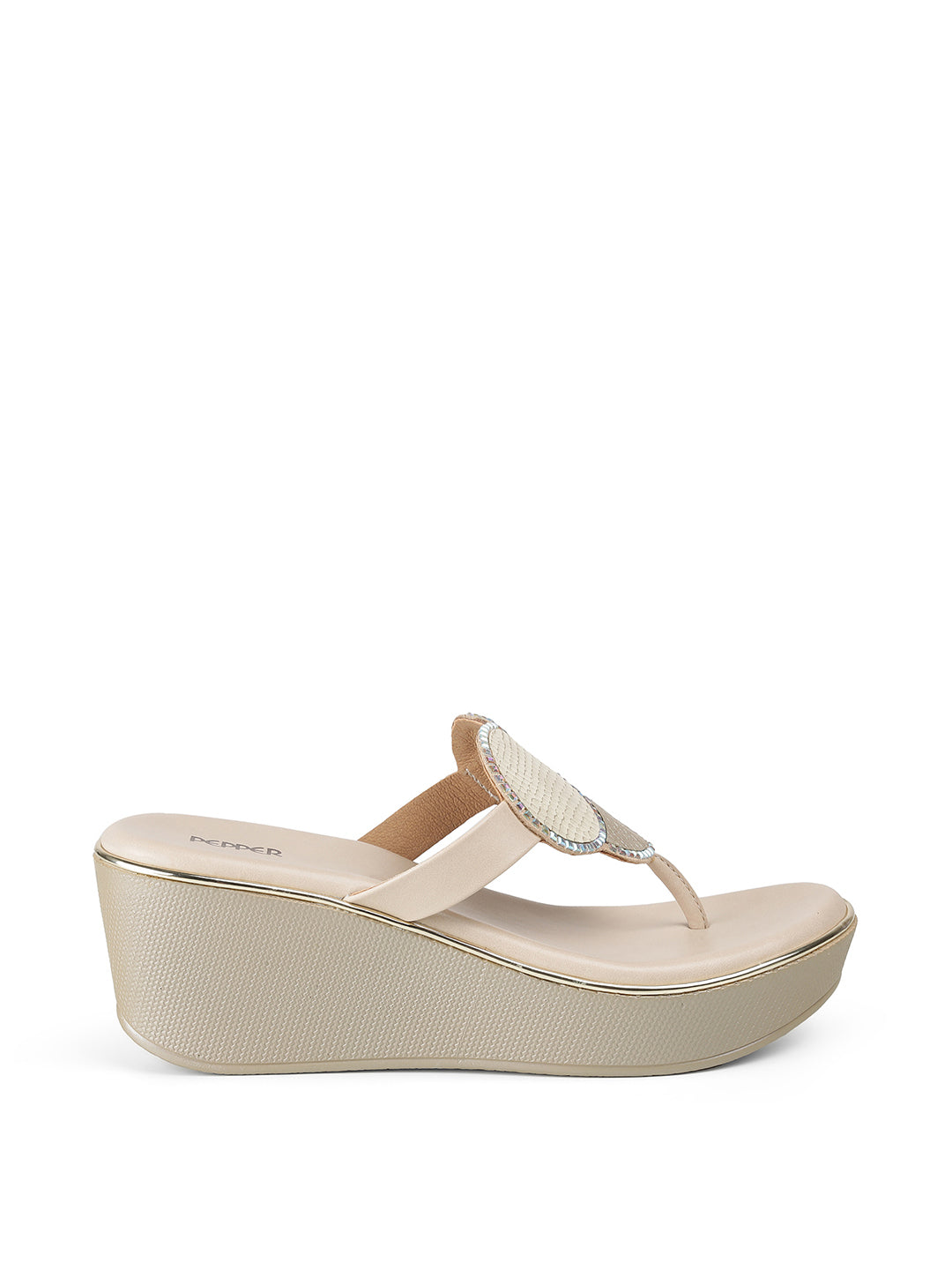 Joaquim Cushioned Bling Wedge Platform Heels