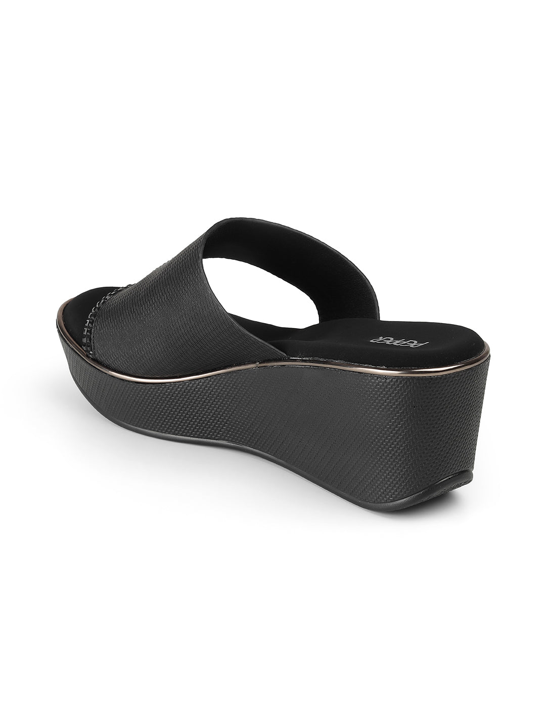 Mira Ethnic Fancy Slip On Wedge Heels