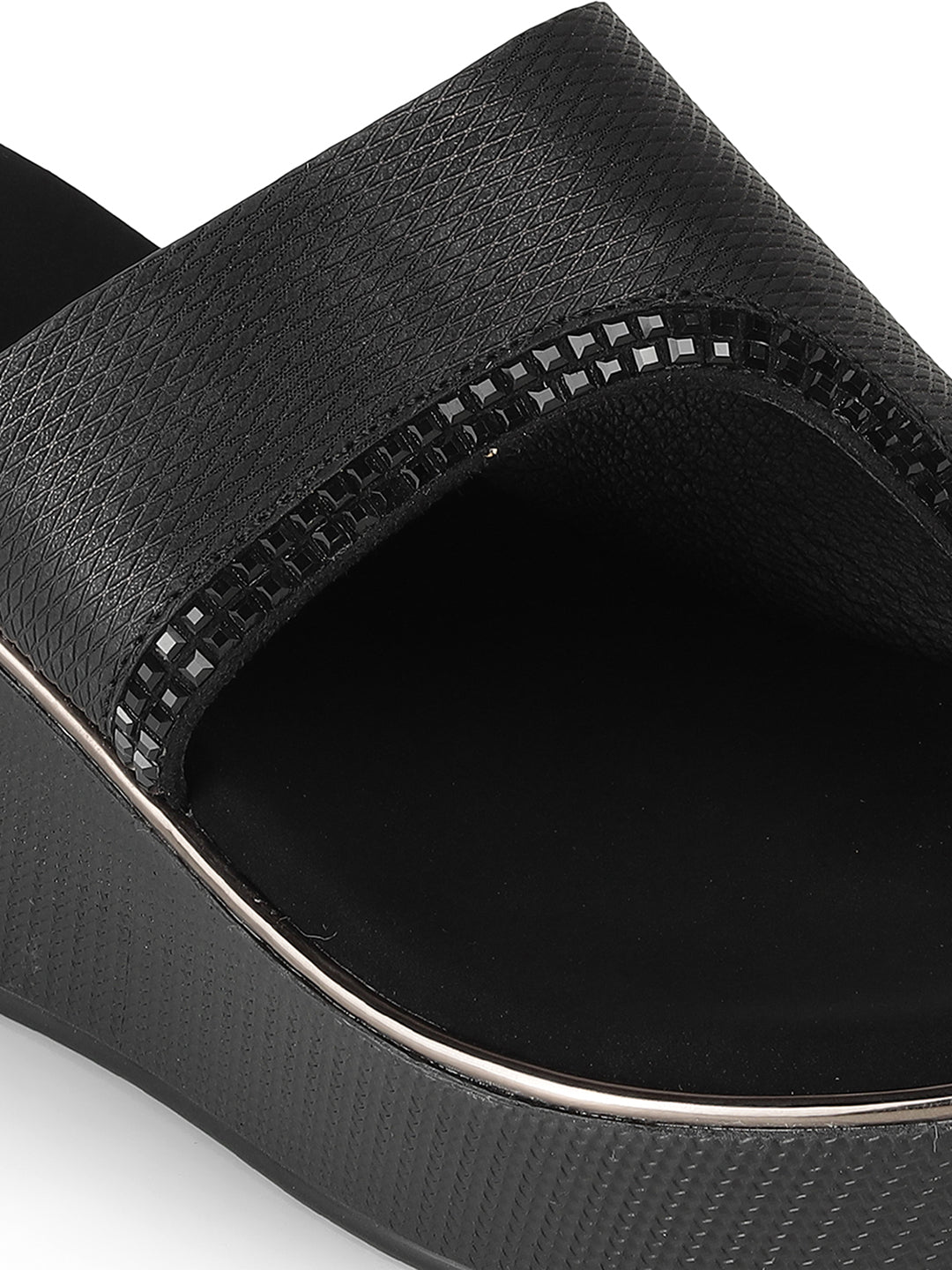 Mira Ethnic Fancy Slip On Wedge Heels