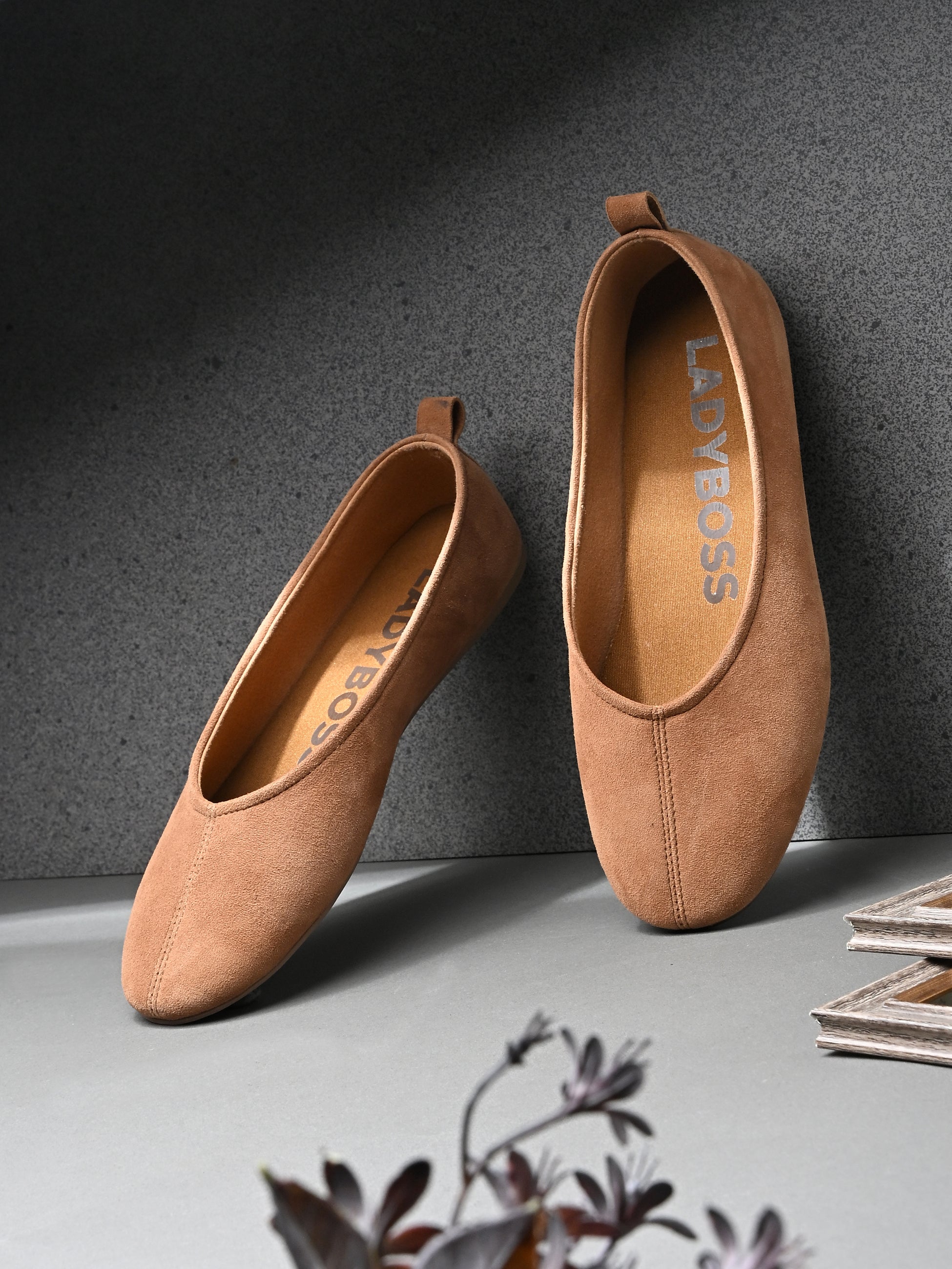 Bellamont Suede Leather Cushioned Ballerinas - The Heels India