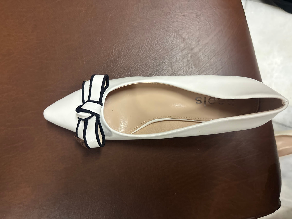 Klara Knot Bow Block Heel Stilettoes