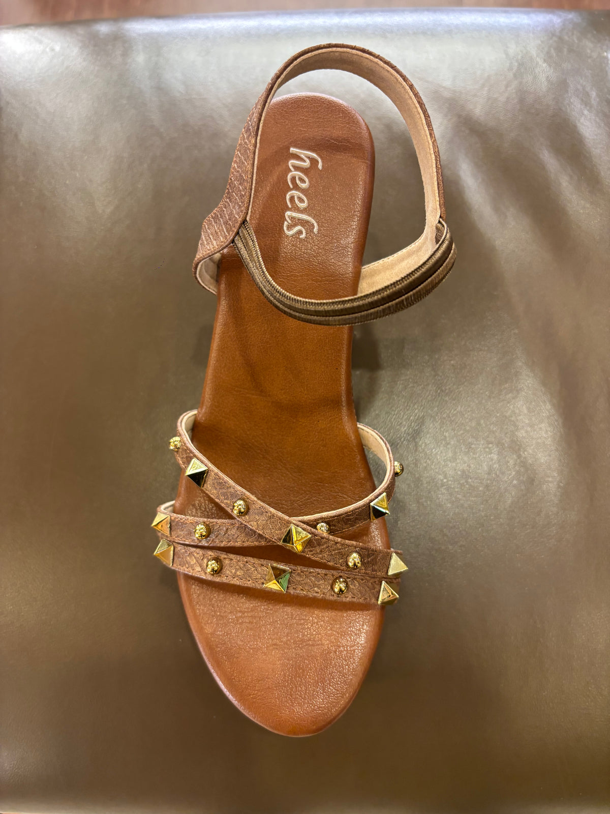 Aurelia Snake Texture Platform Block Heel Sandal