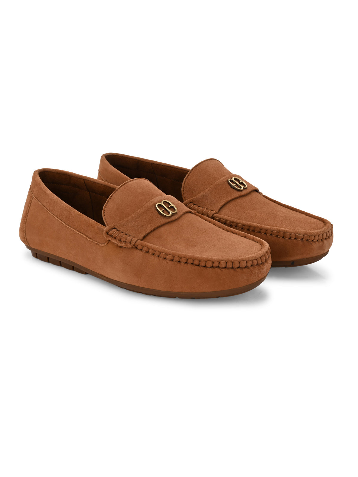 Ascend Tan Leather Loafers - The Heels India