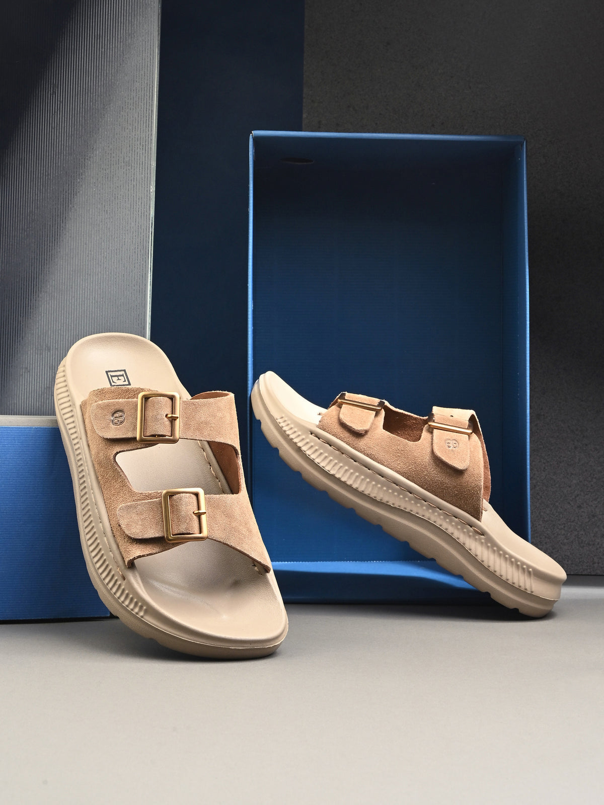 Caldori Zero Gravity Summer Comfort Leather Slippers