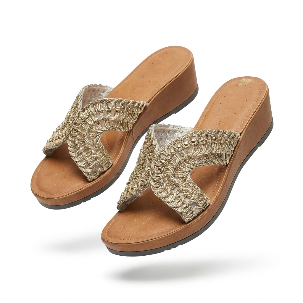 Iris Crochet Comfort Summer Slippers